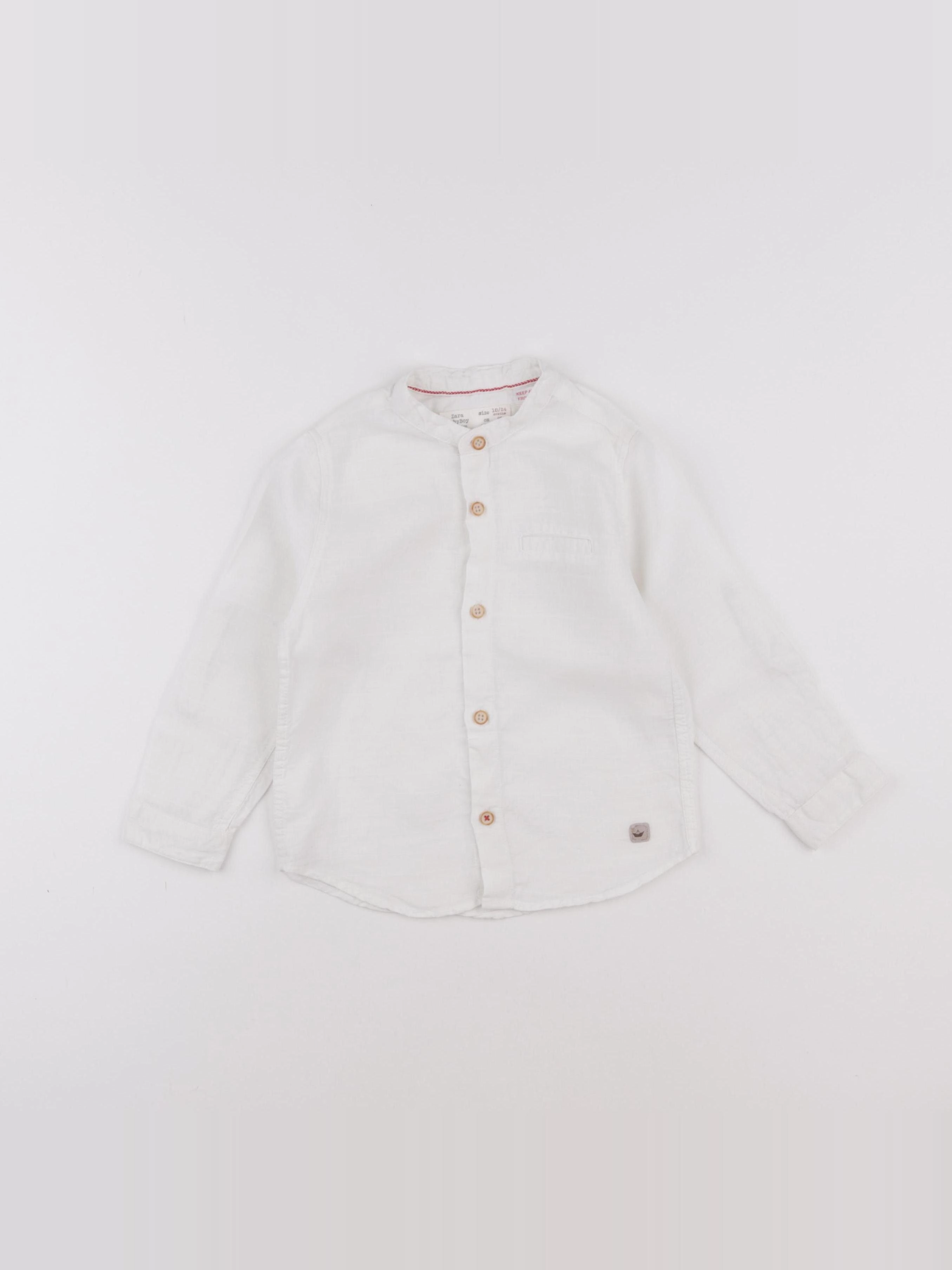 Zara - chemise blanc - 18/24 mois