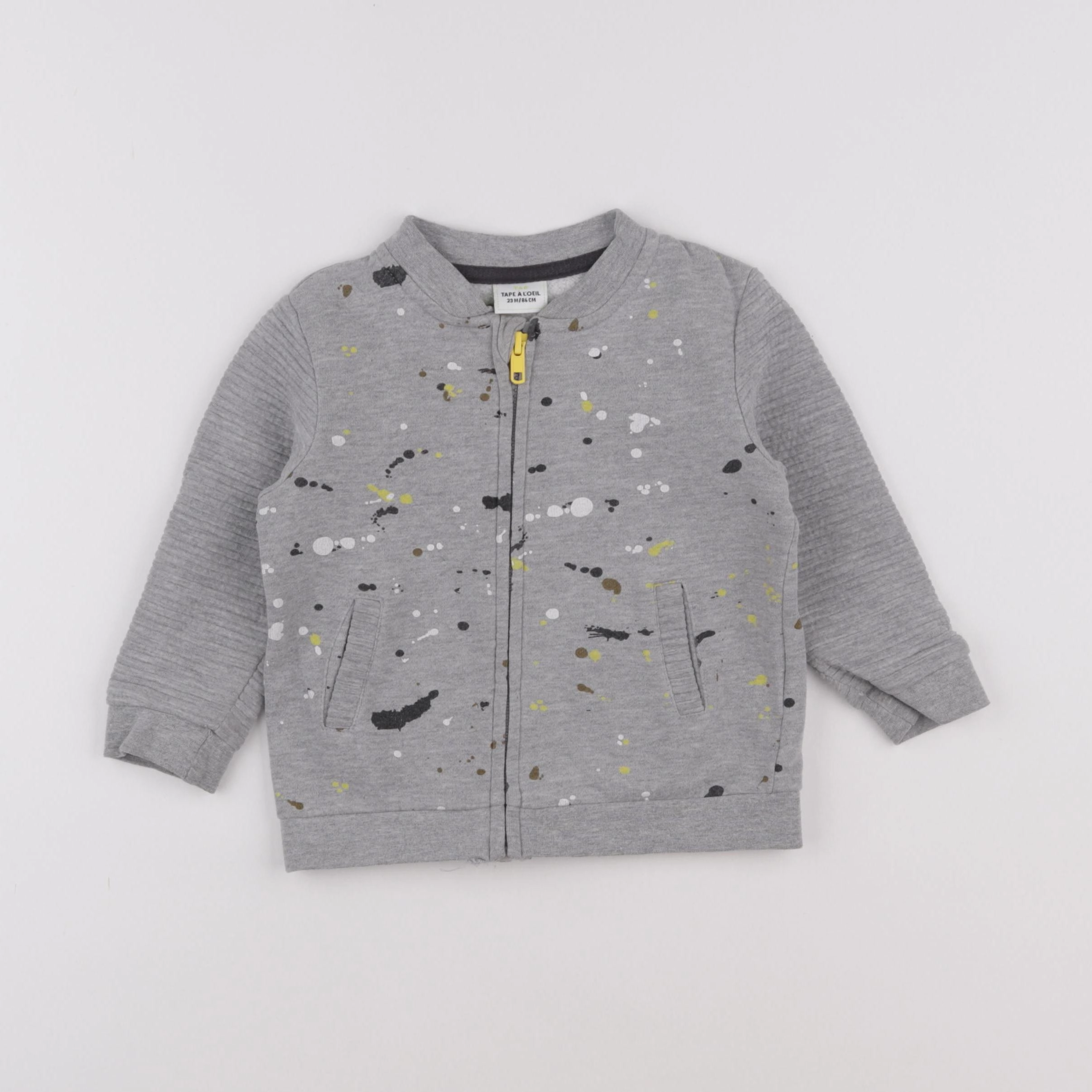 Tape à l'oeil - sweat gris - 24 mois