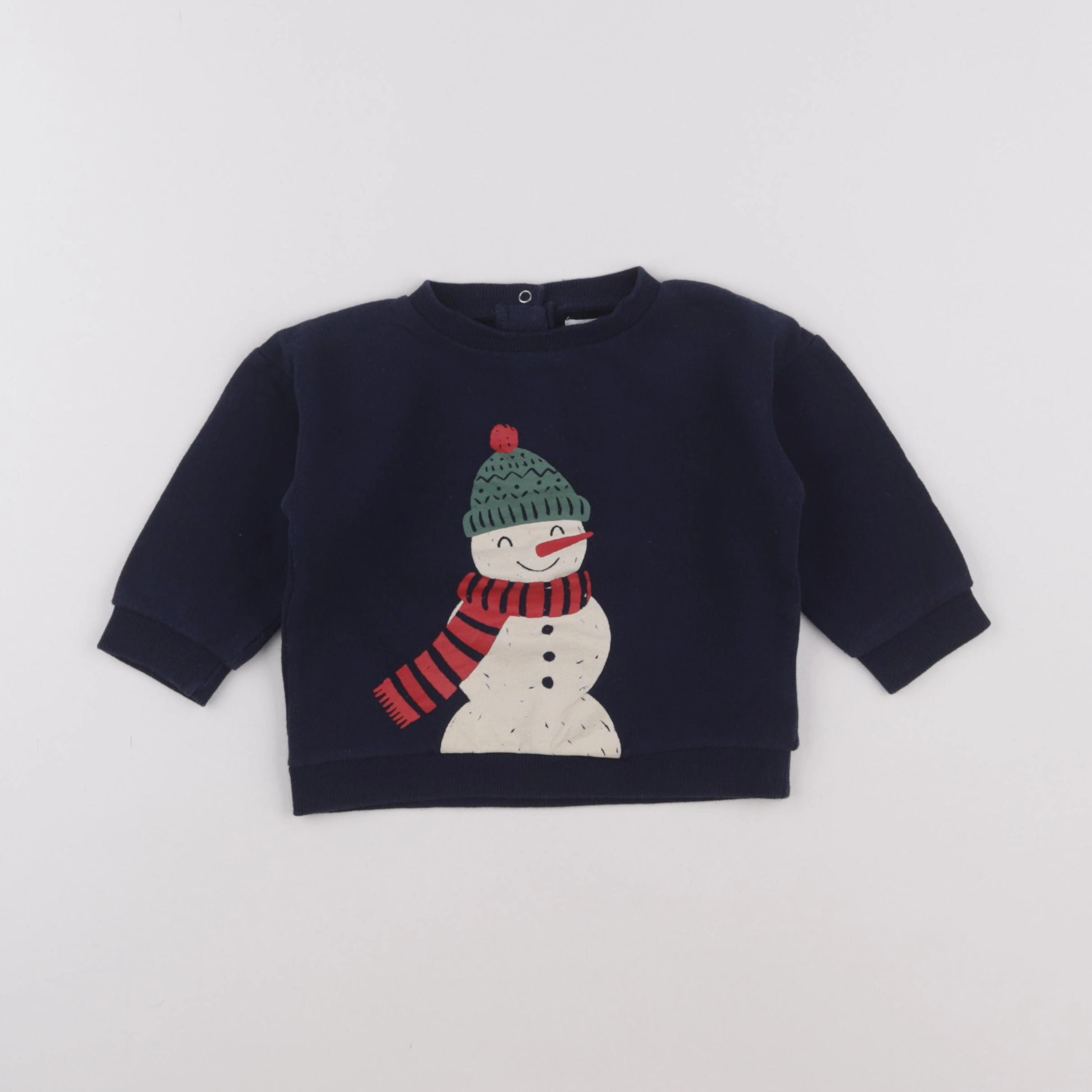 Vertbaudet - sweat bleu - 18 mois