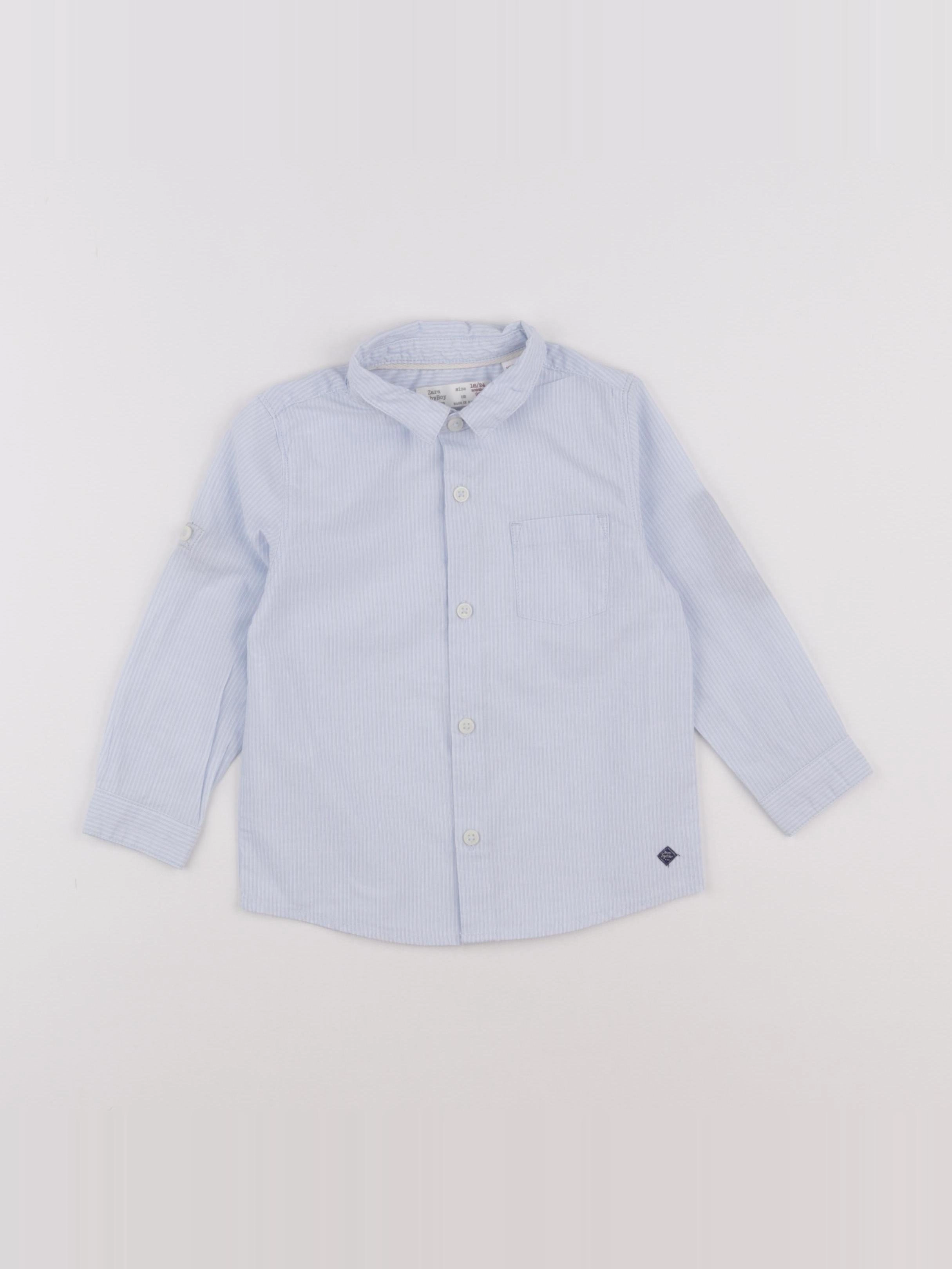 Zara - chemise bleu - 18/24 mois