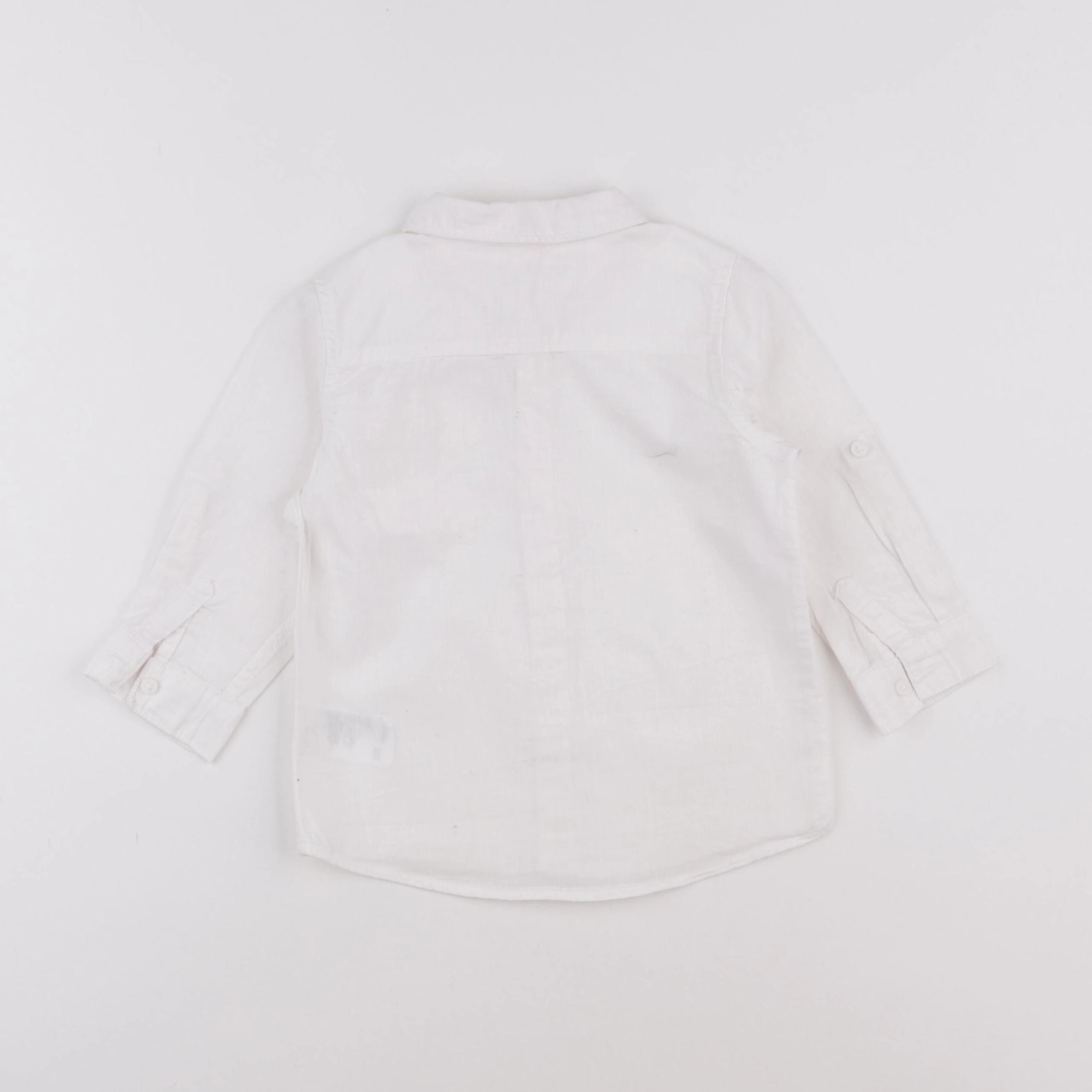 H&M - chemise blanc - 12/18 mois
