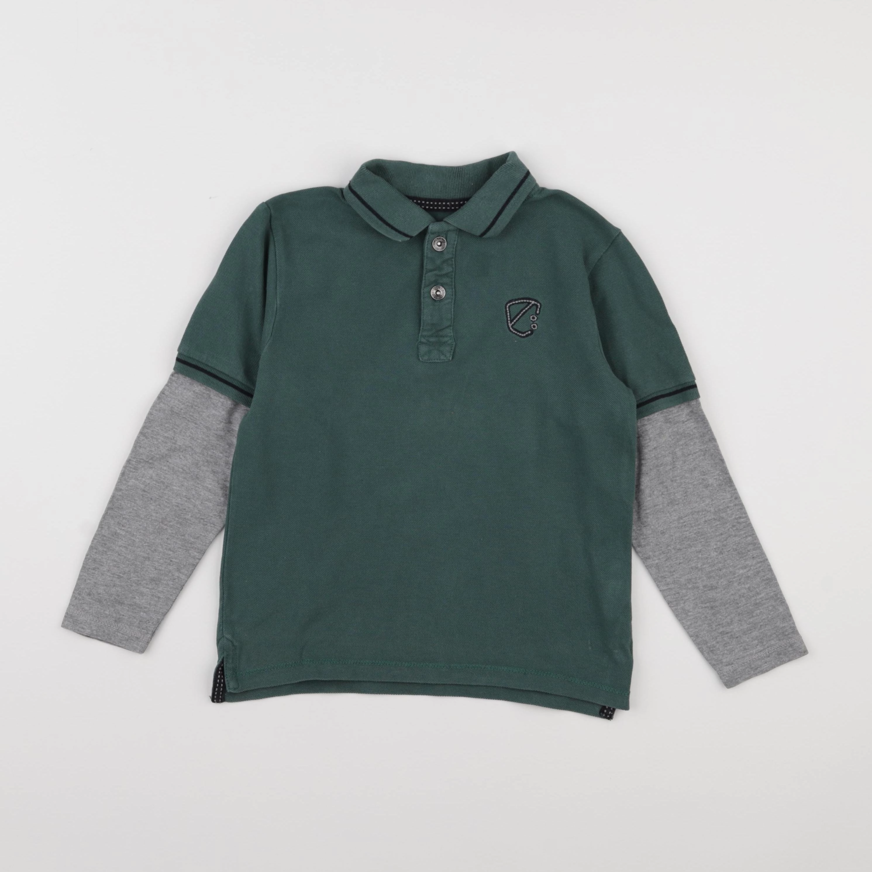 Okaidi - polo vert - 5 ans