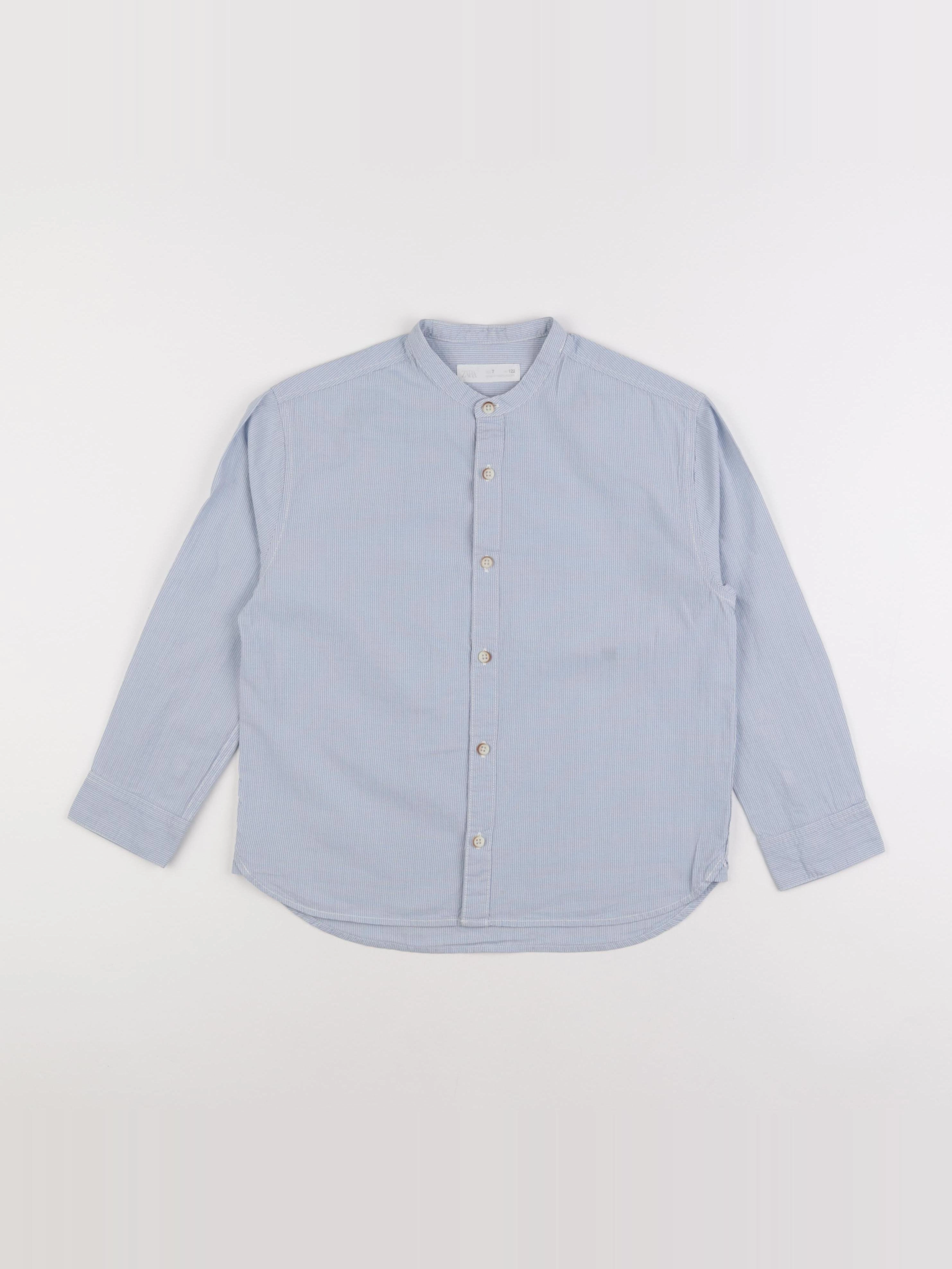 Zara - chemise bleu - 7 ans