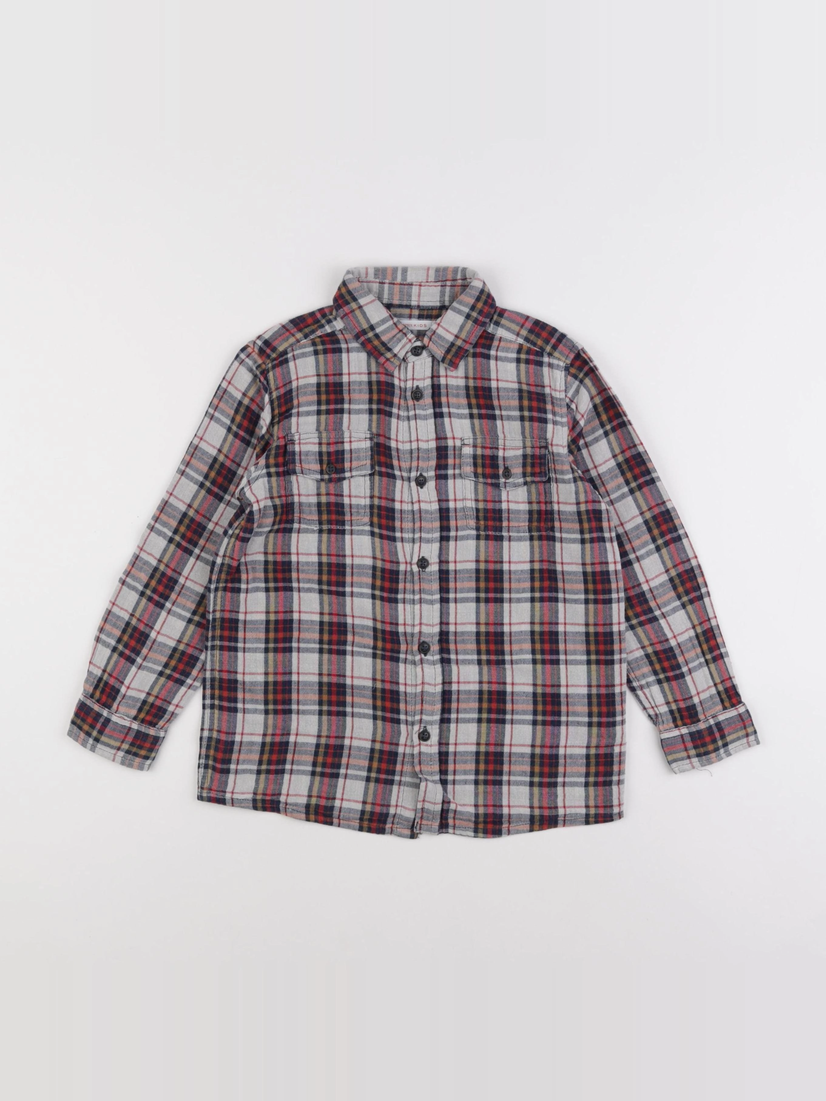 Monoprix - chemise multicolore - 6 ans