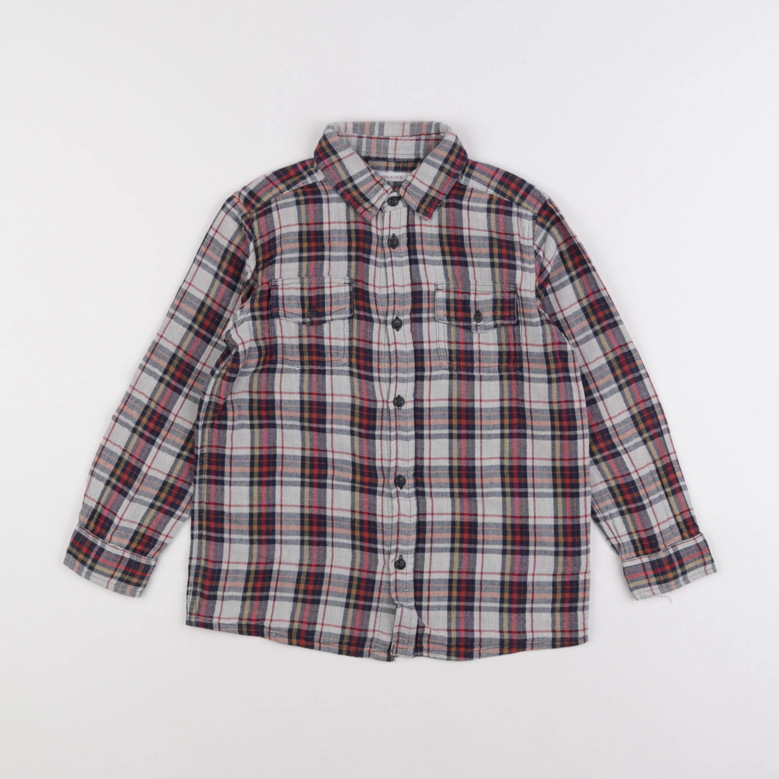 Monoprix - chemise multicolore - 6 ans