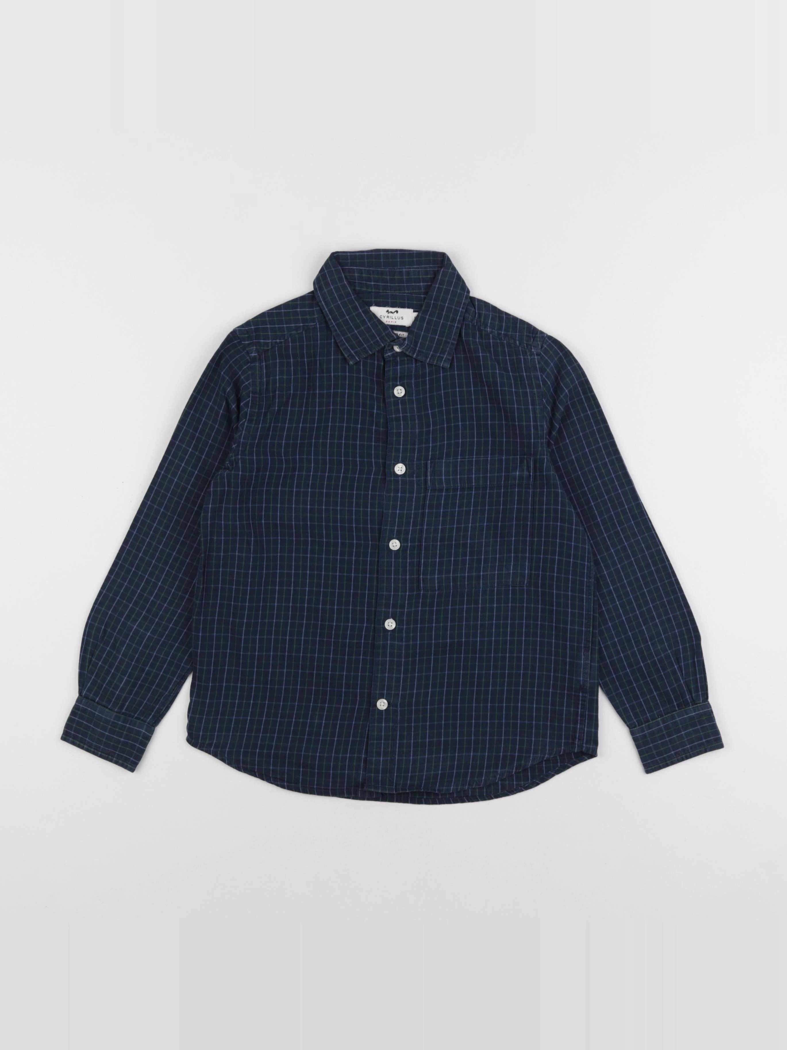 Cyrillus - chemise vert - 8 ans