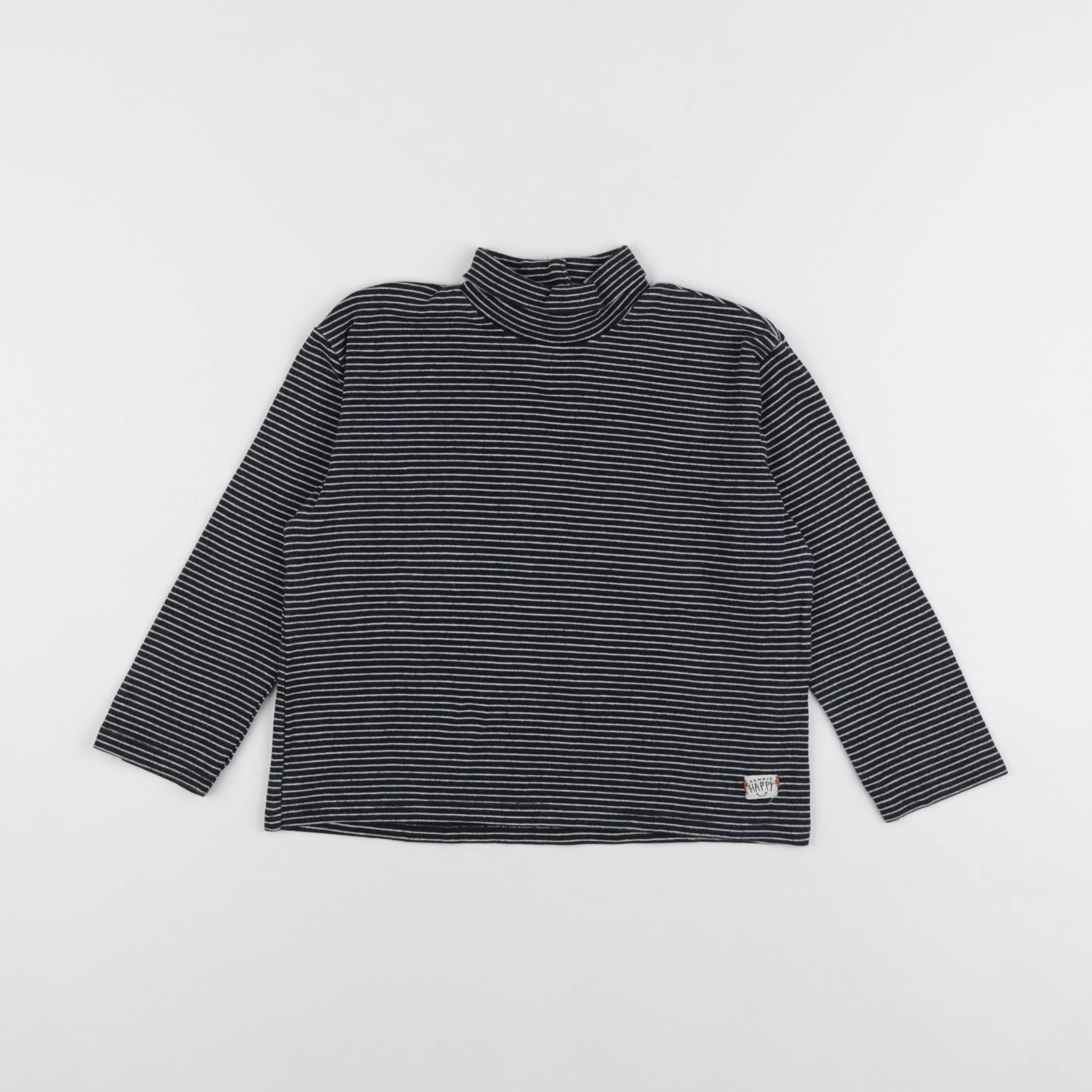 Zara - sous-pull bleu - 4/5 ans