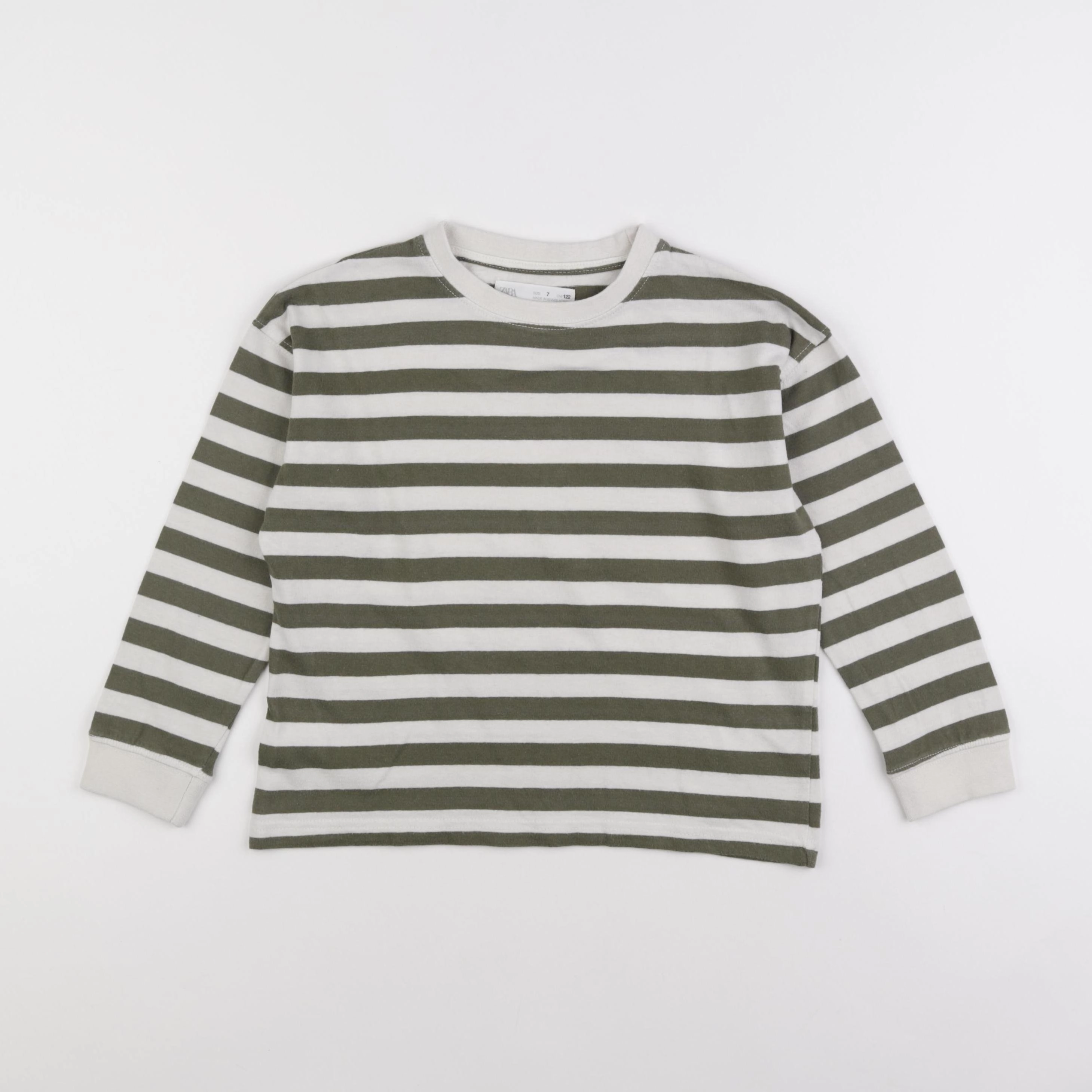 Zara - tee-shirt vert - 7 ans