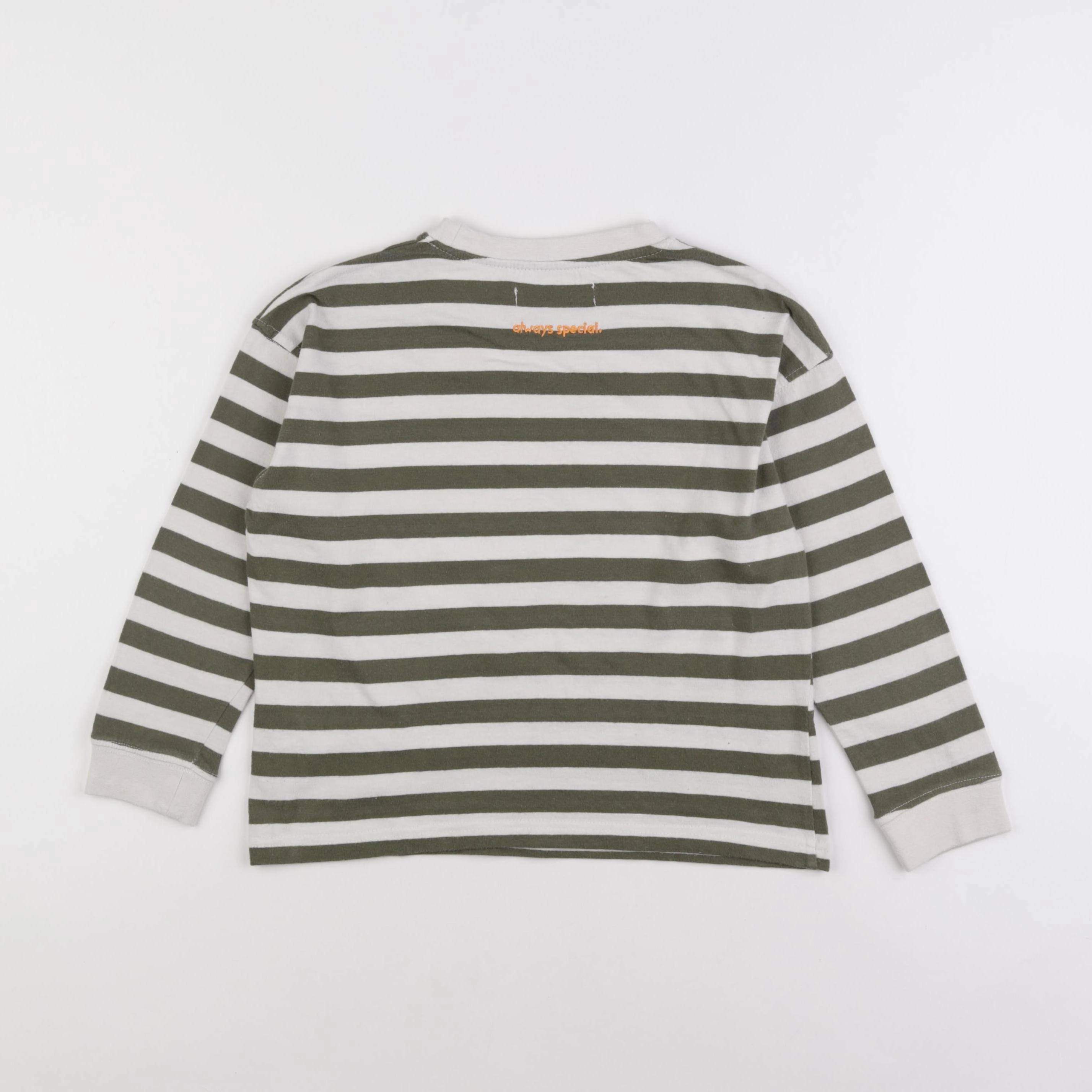 Zara - tee-shirt vert - 7 ans