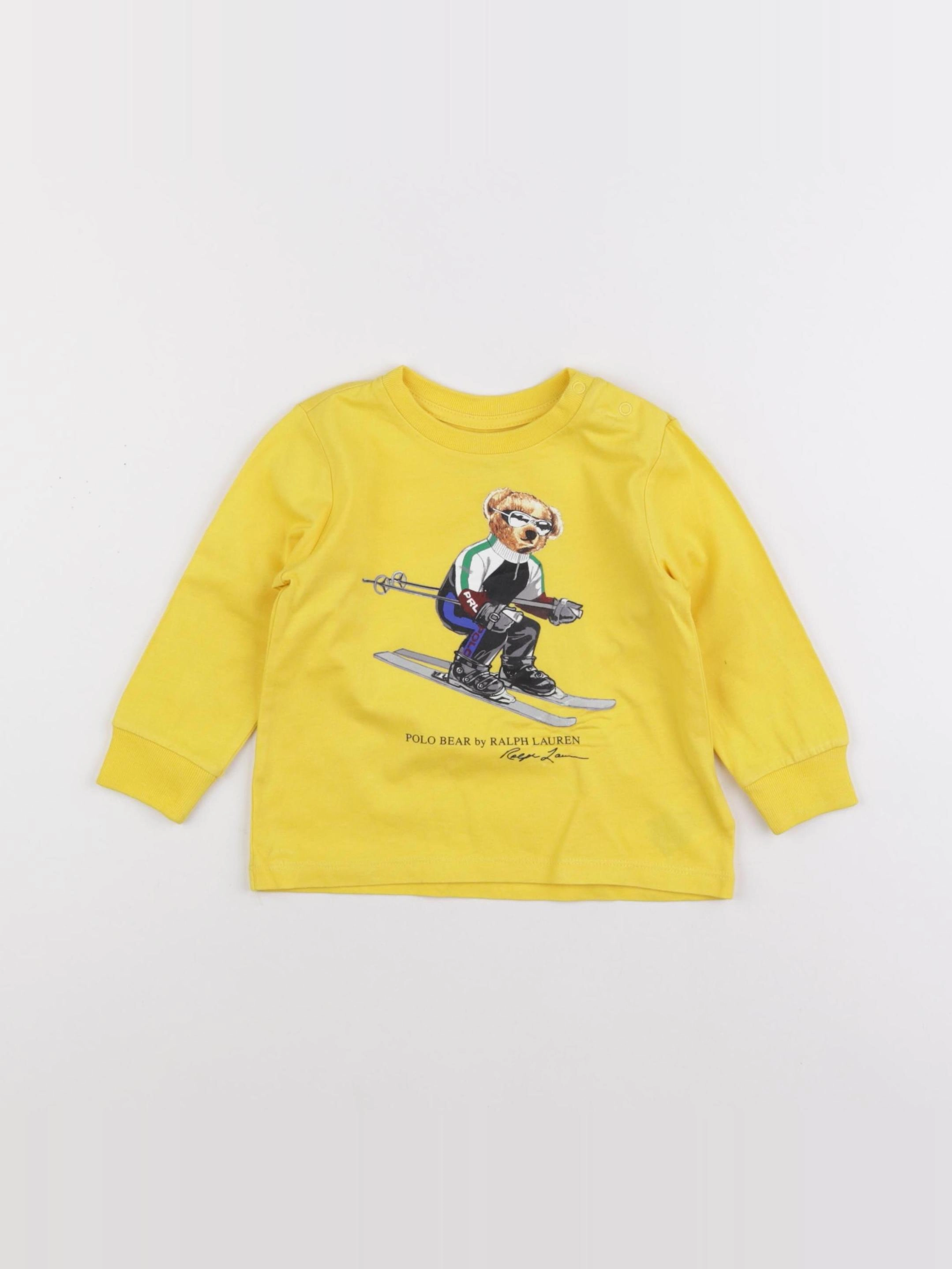 Ralph Lauren - tee-shirt jaune - 9 mois
