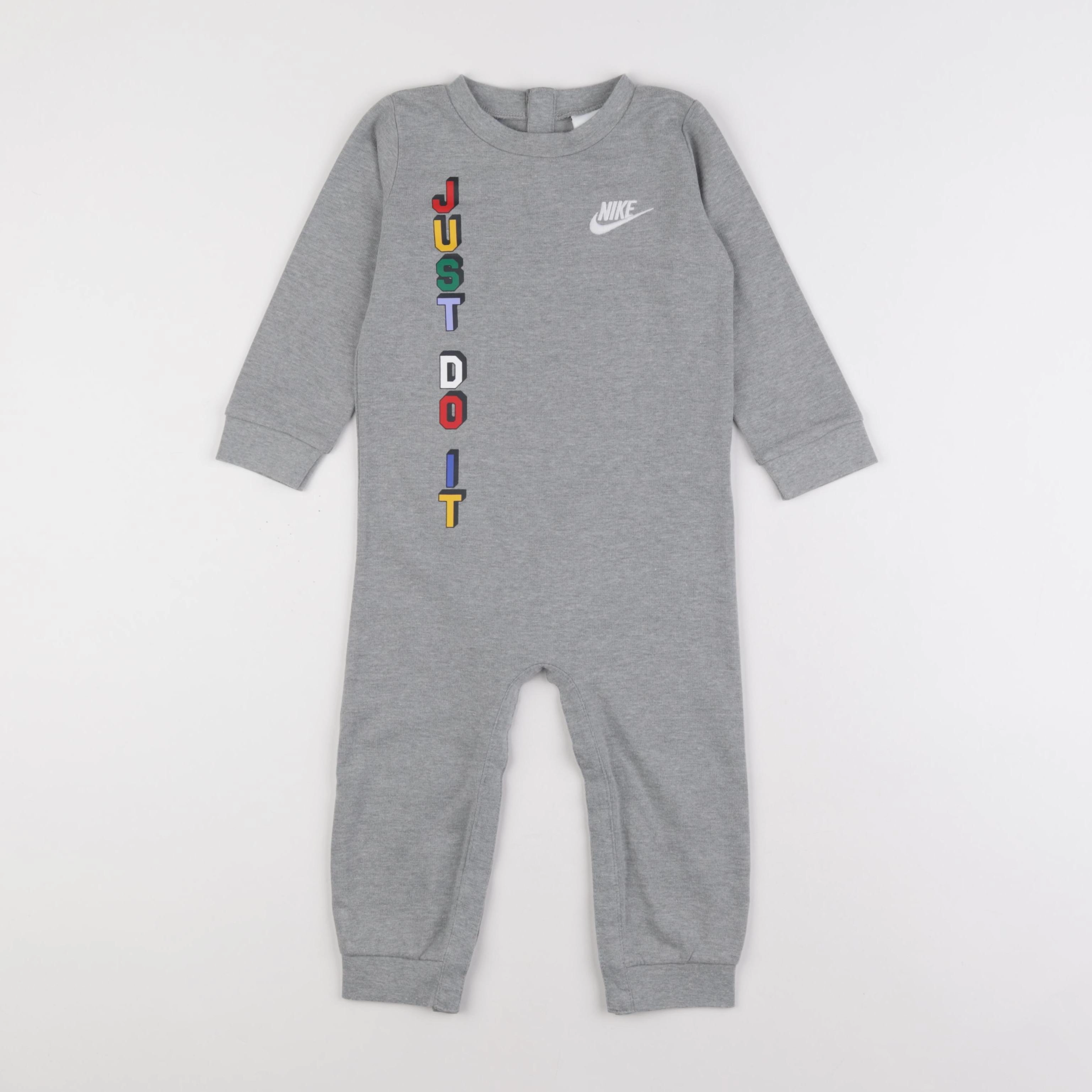 Nike - combinaison gris - 24 mois