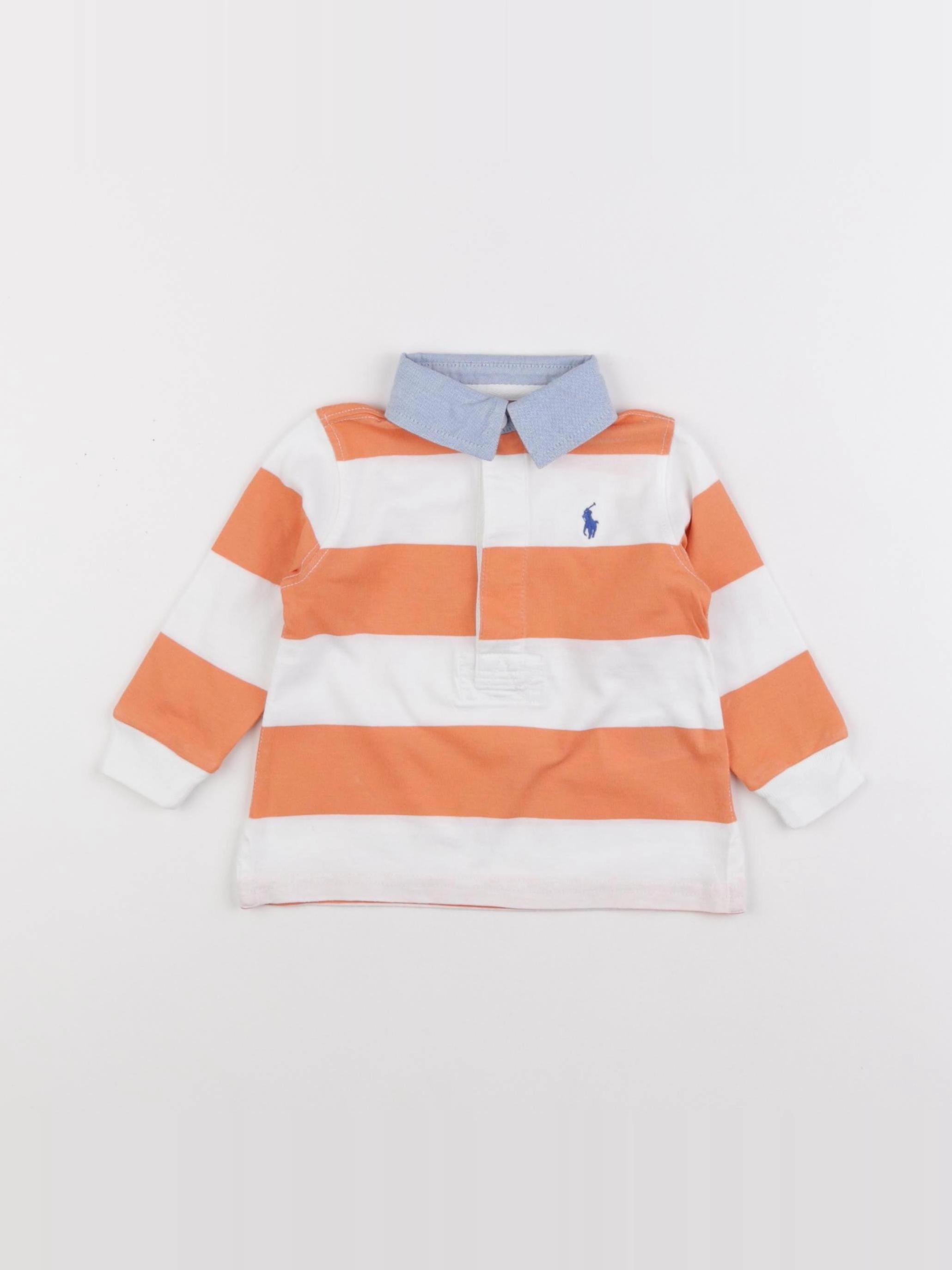 Ralph Lauren - polo orange - 6 mois