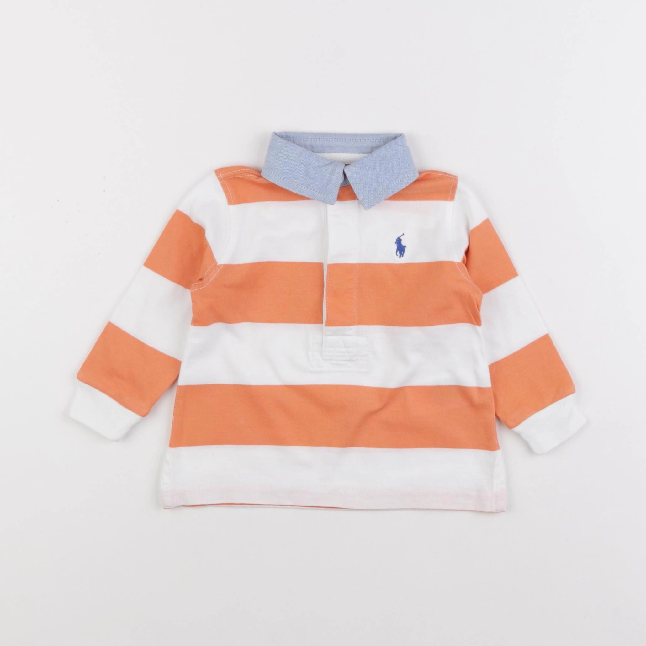 Ralph Lauren - polo orange - 6 mois