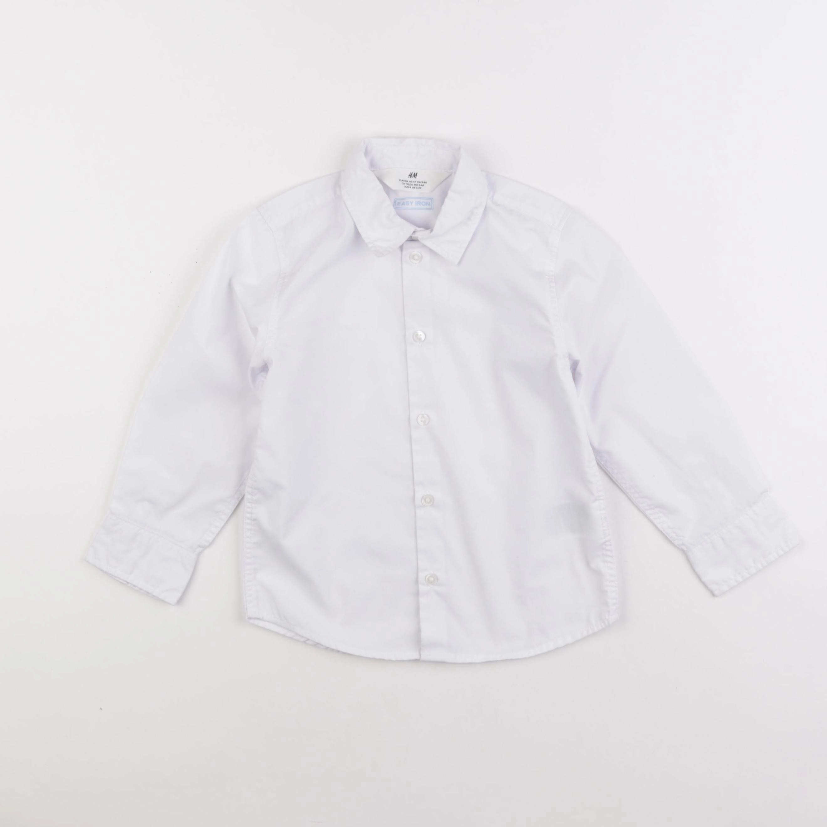 H&M - chemise blanc - 3/4 ans