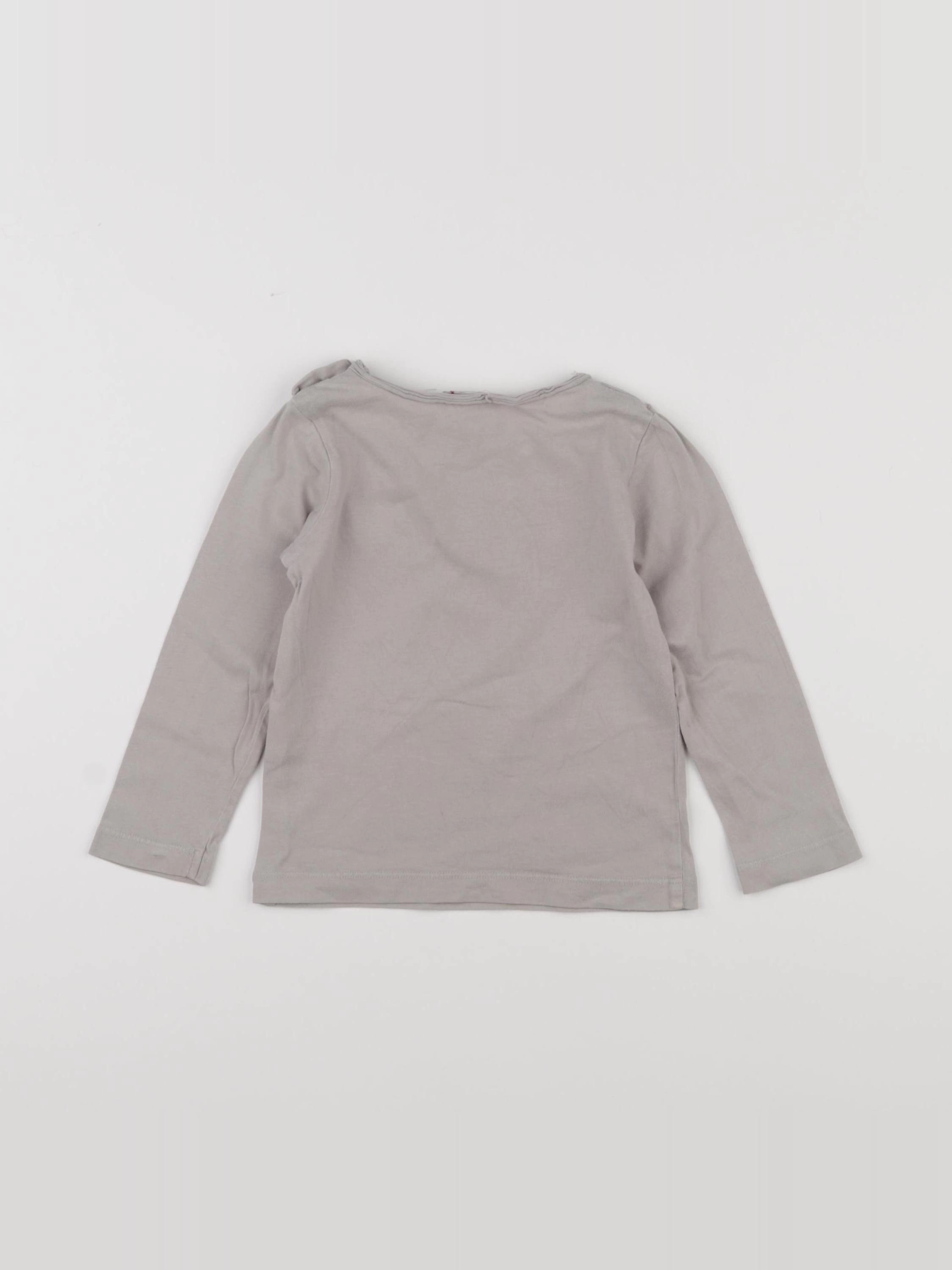 Emile et Ida - tee-shirt gris - 12 mois