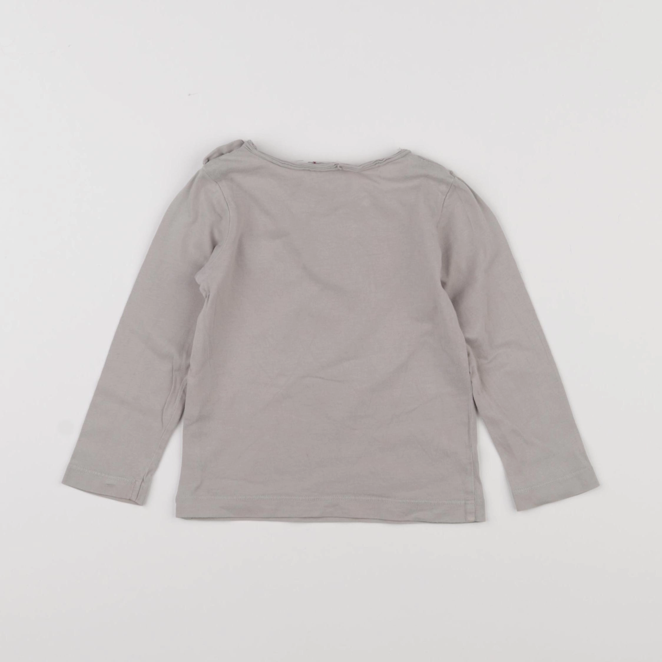 Emile et Ida - tee-shirt gris - 12 mois