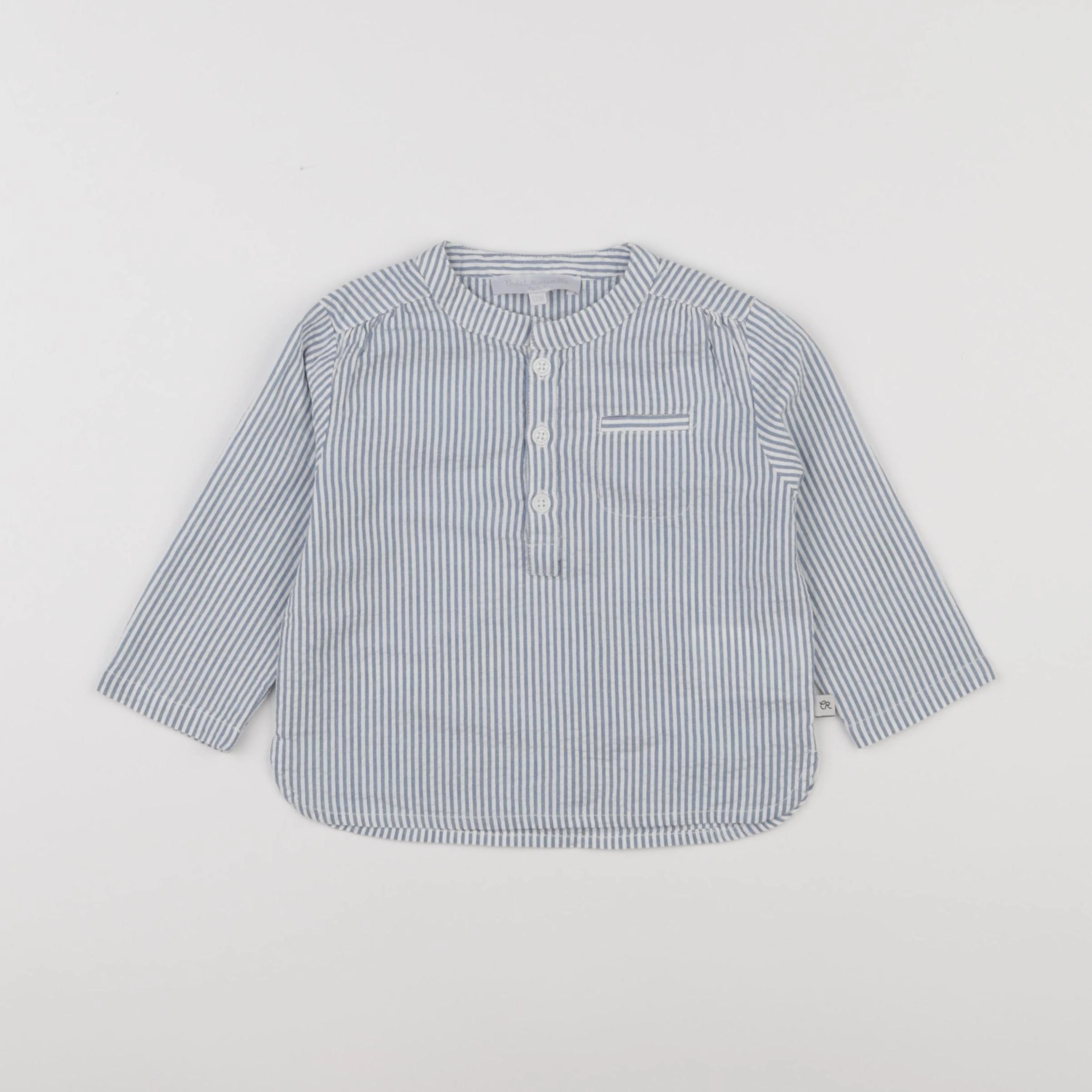 Cadet Rousselle - chemise blanc, bleu - 12 mois