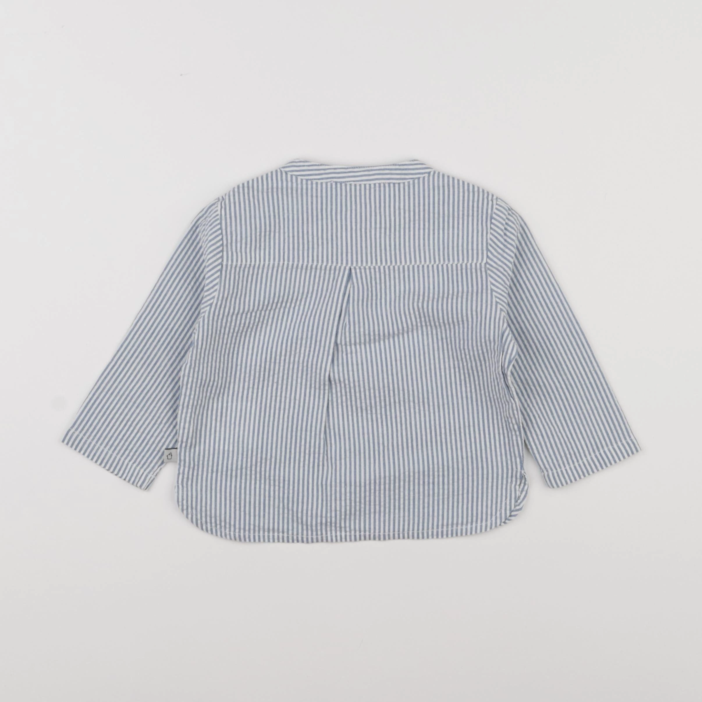 Cadet Rousselle - chemise blanc, bleu - 12 mois