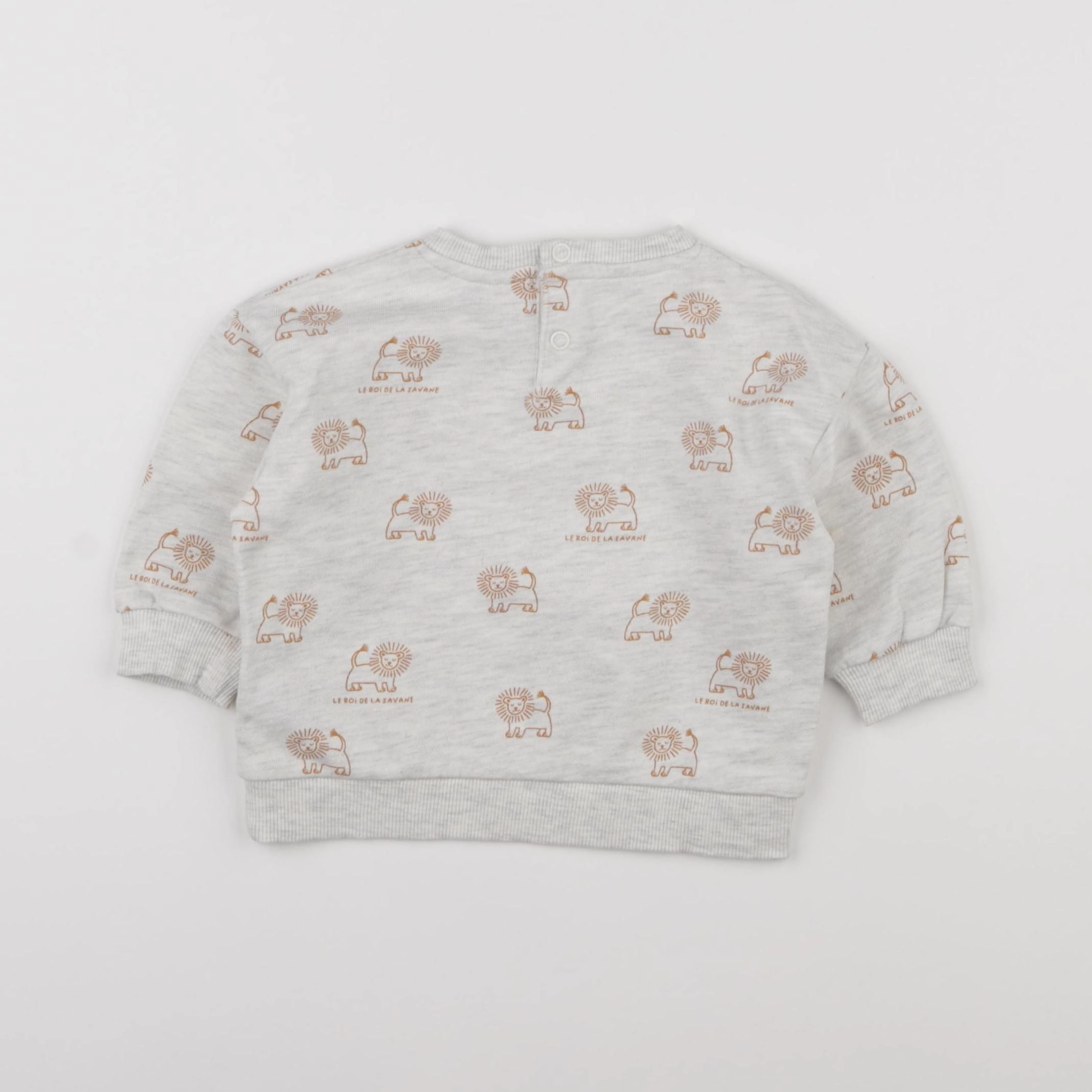 Tape à l'oeil - sweat gris - 9 mois