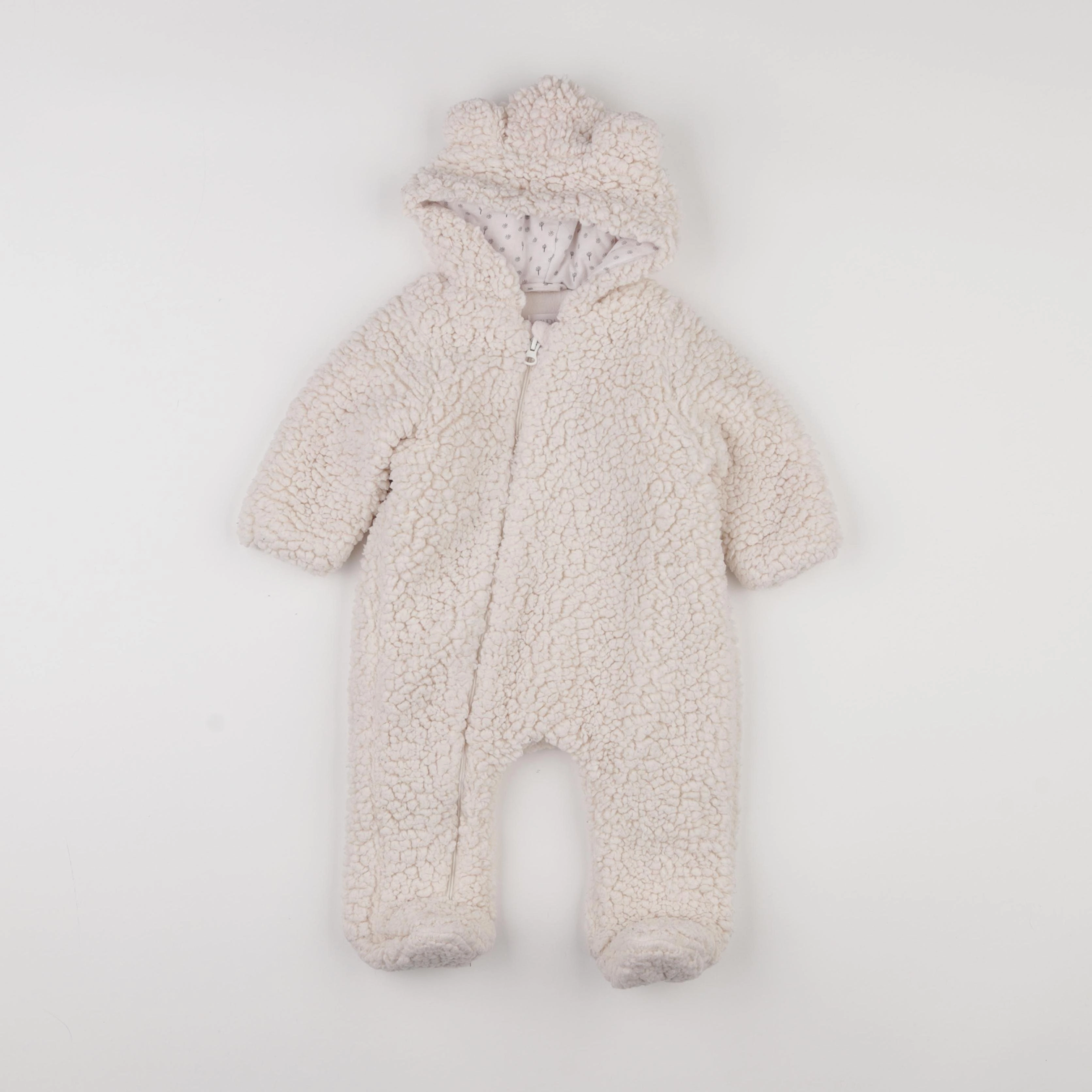 Zara - combi-pilote blanc - 1/3 mois
