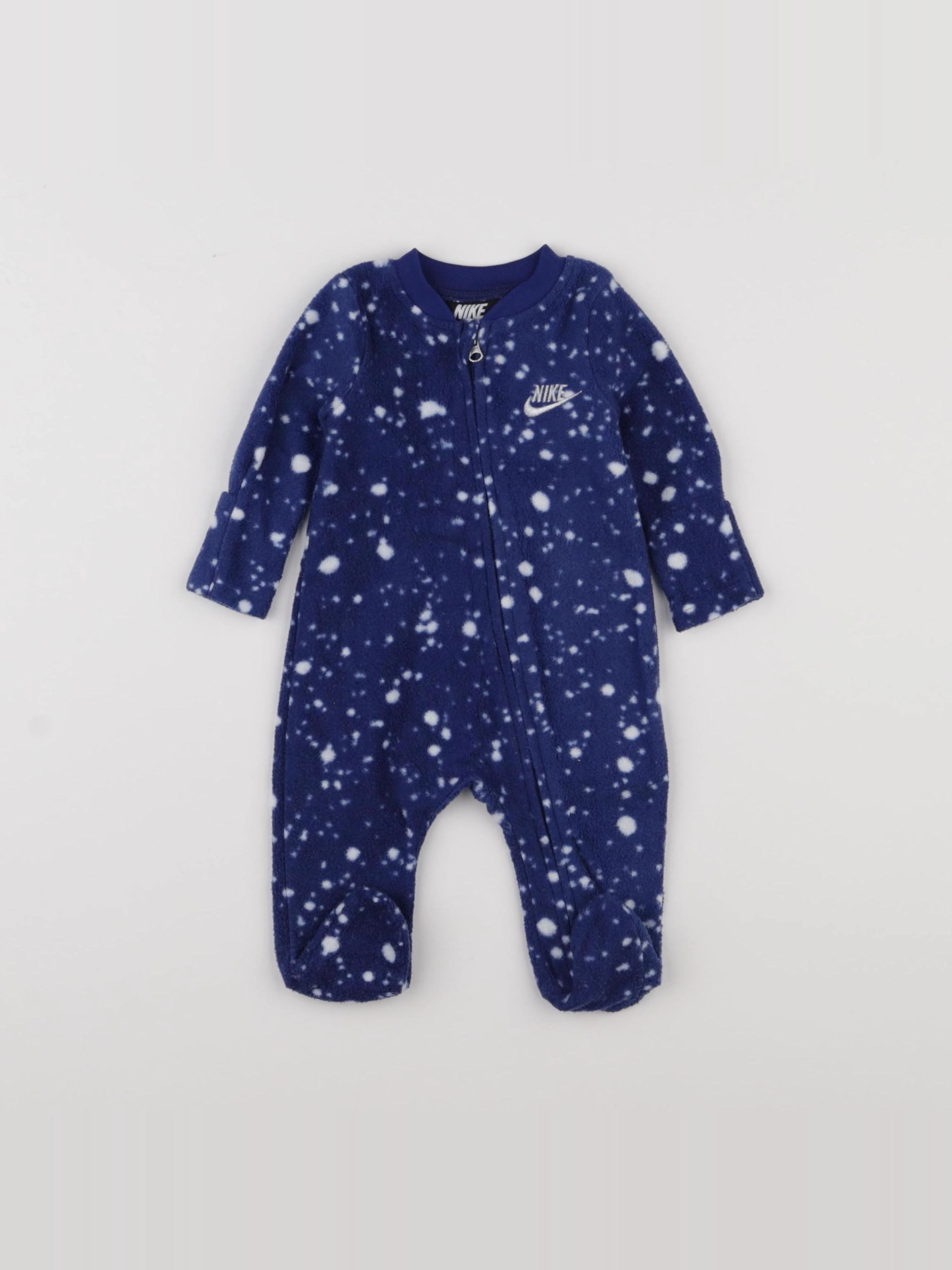 Nike - pyjama velours bleu - 0 mois