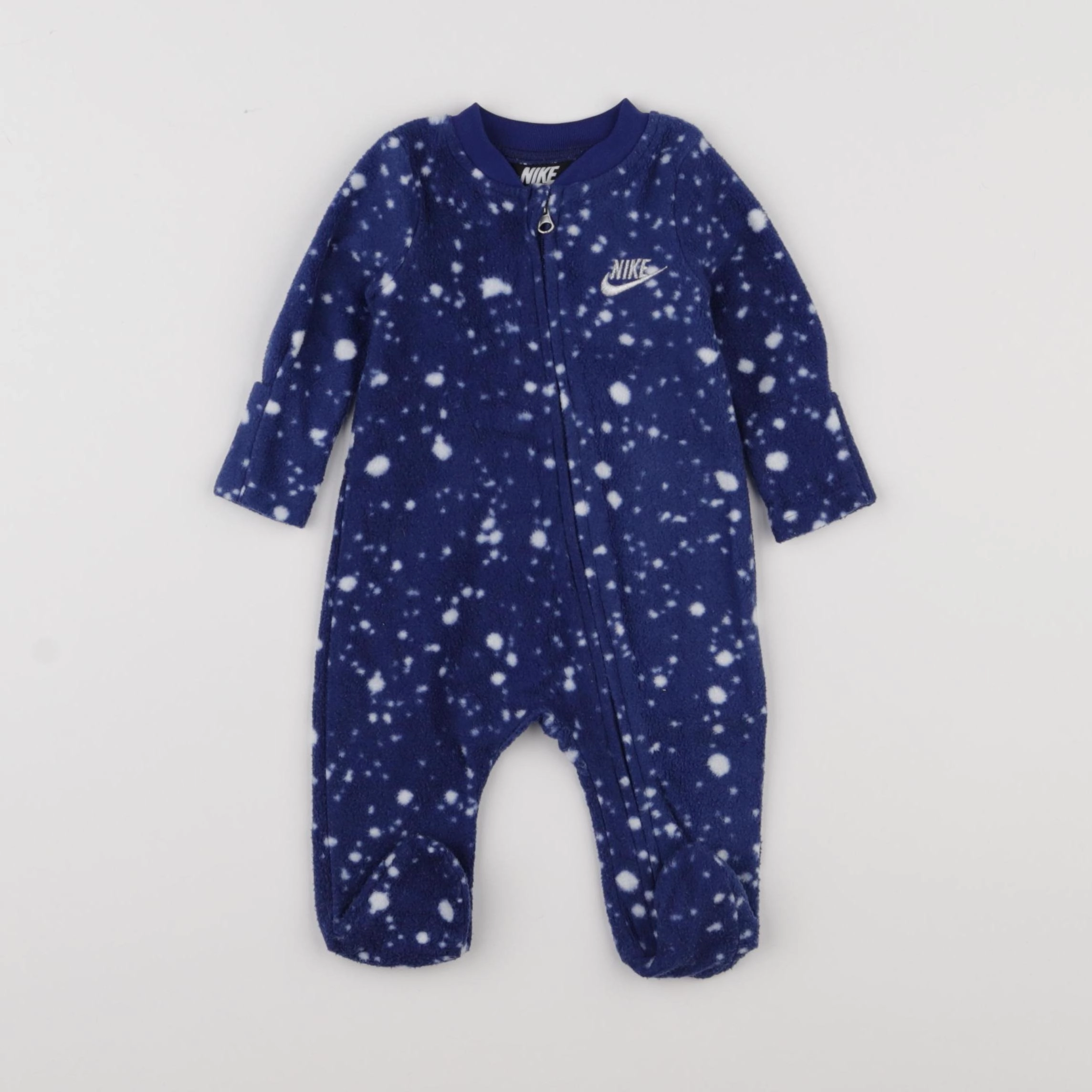 Nike - pyjama velours bleu - 0 mois
