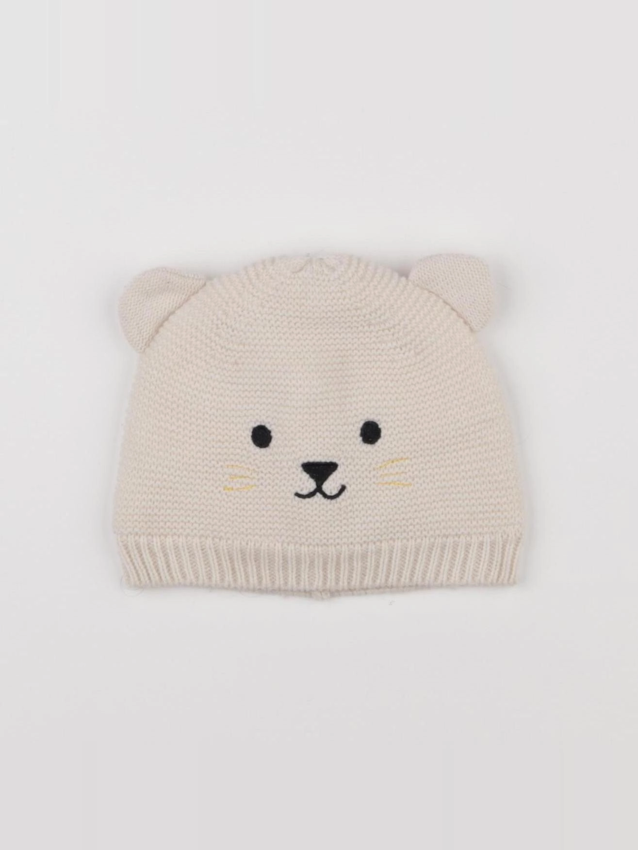 Boutchou - bonnet blanc - 18/24 mois
