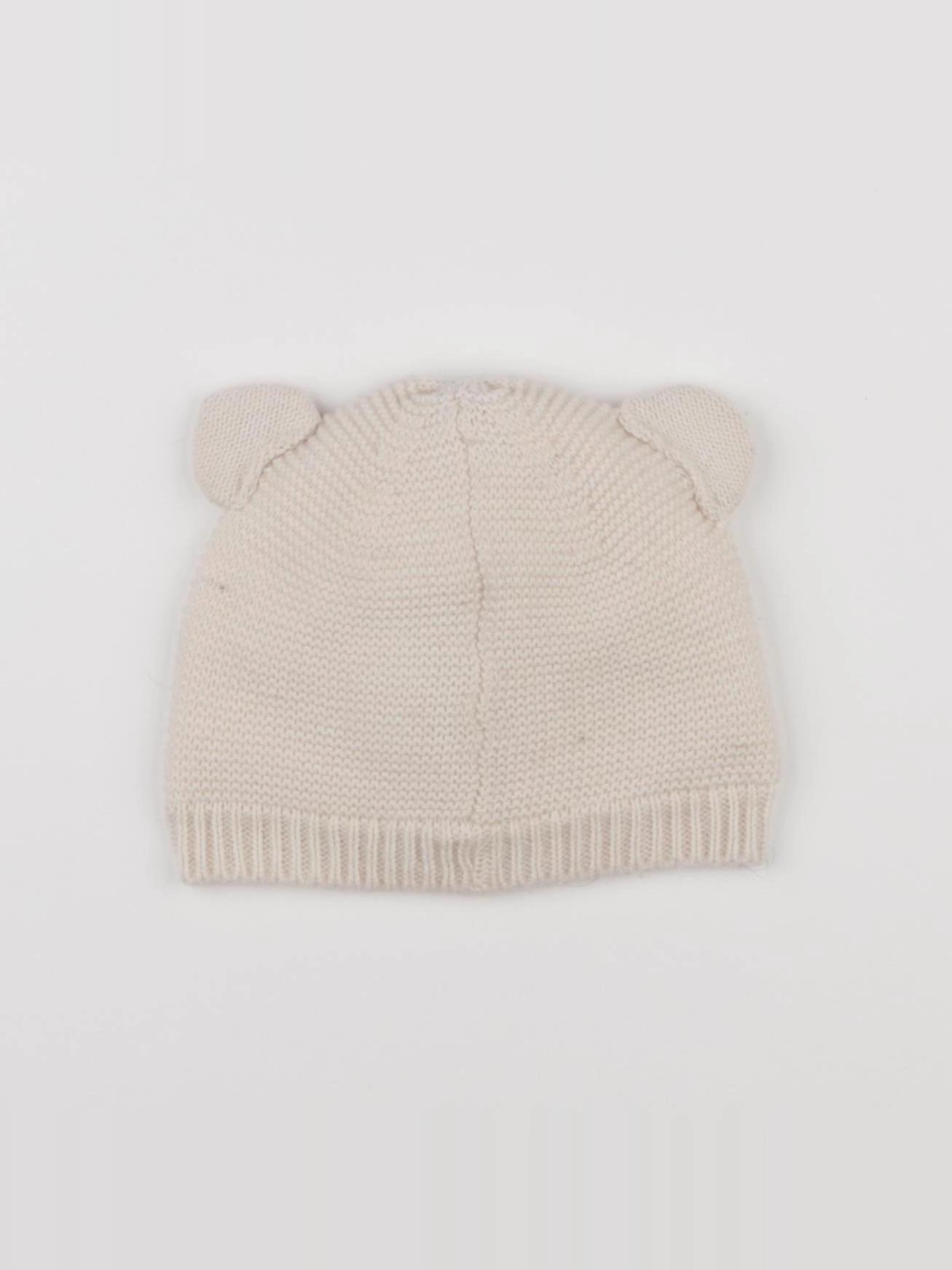 Boutchou - bonnet blanc - 18/24 mois