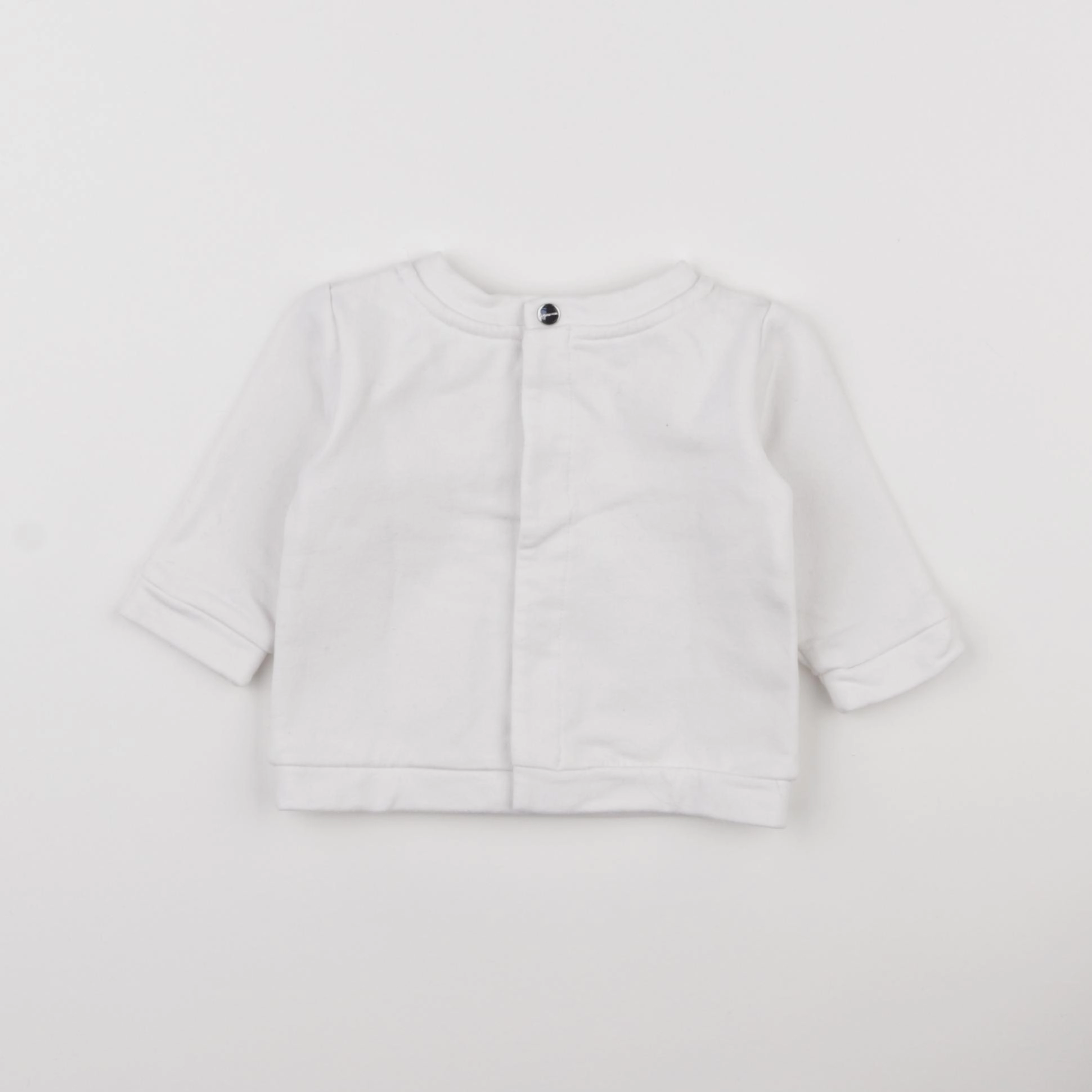 Jacadi - sweat blanc - 3 mois