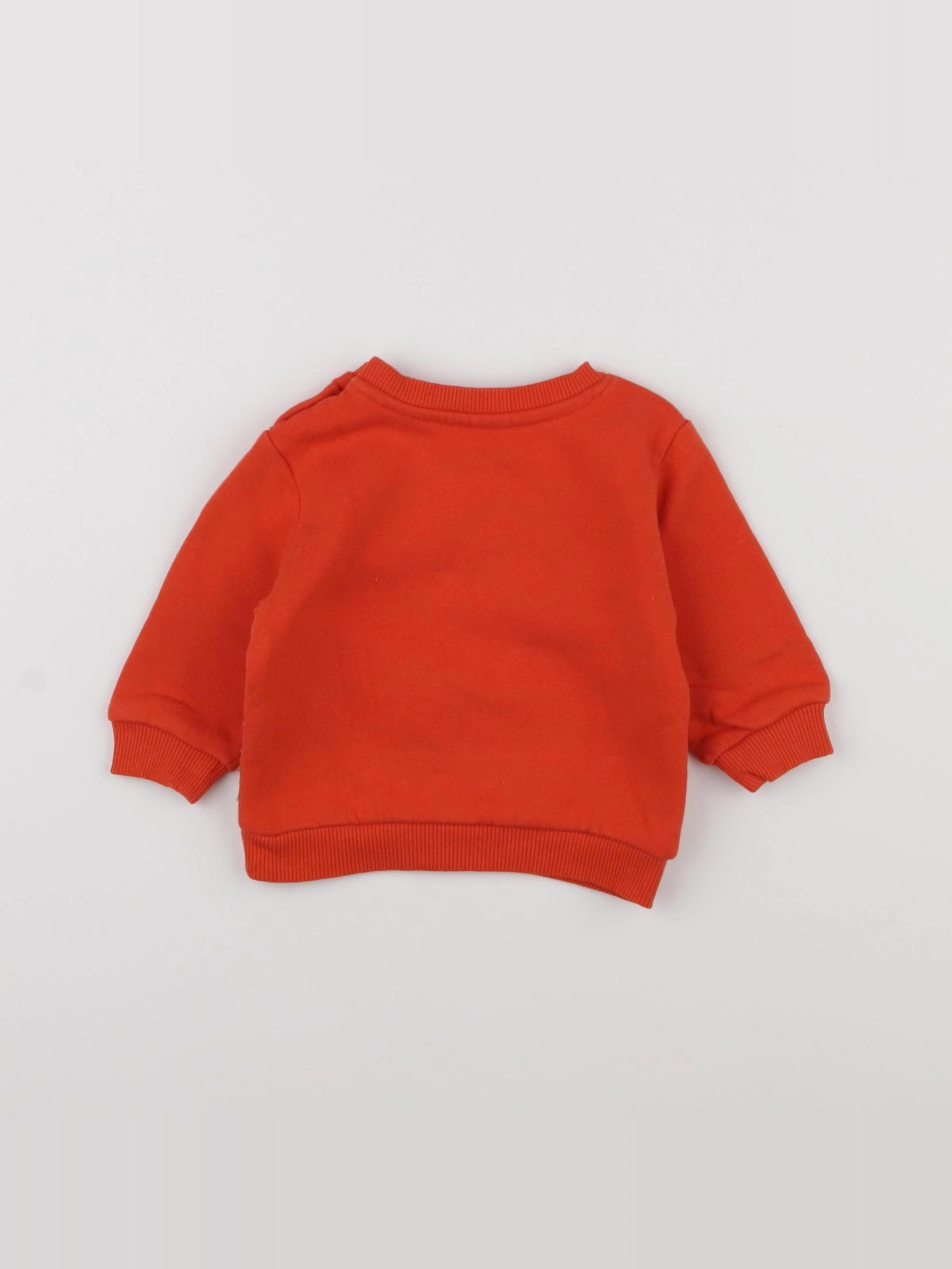 Tape à l'oeil - sweat orange - 3 mois
