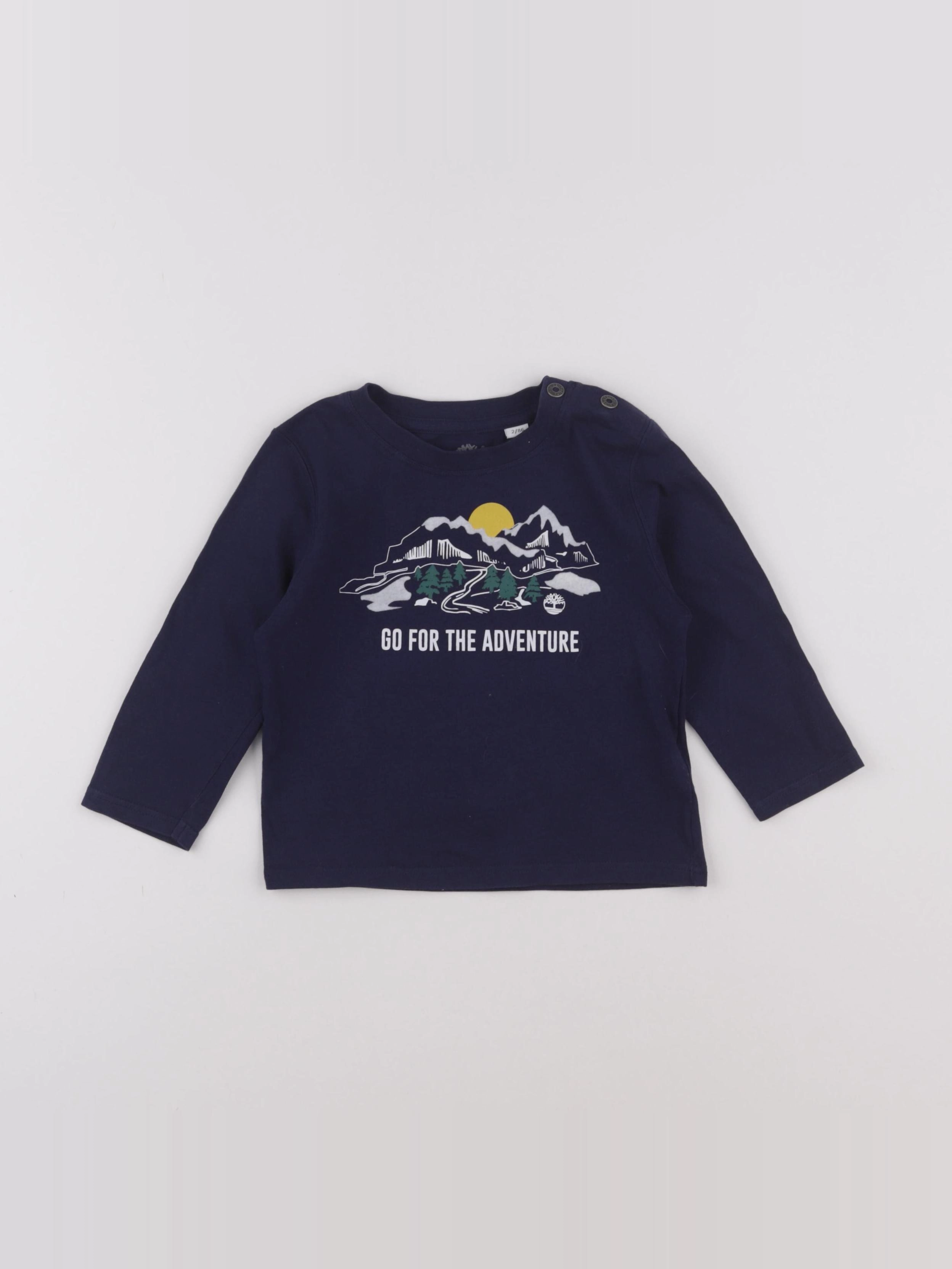 Timberland - tee-shirt bleu - 2 ans