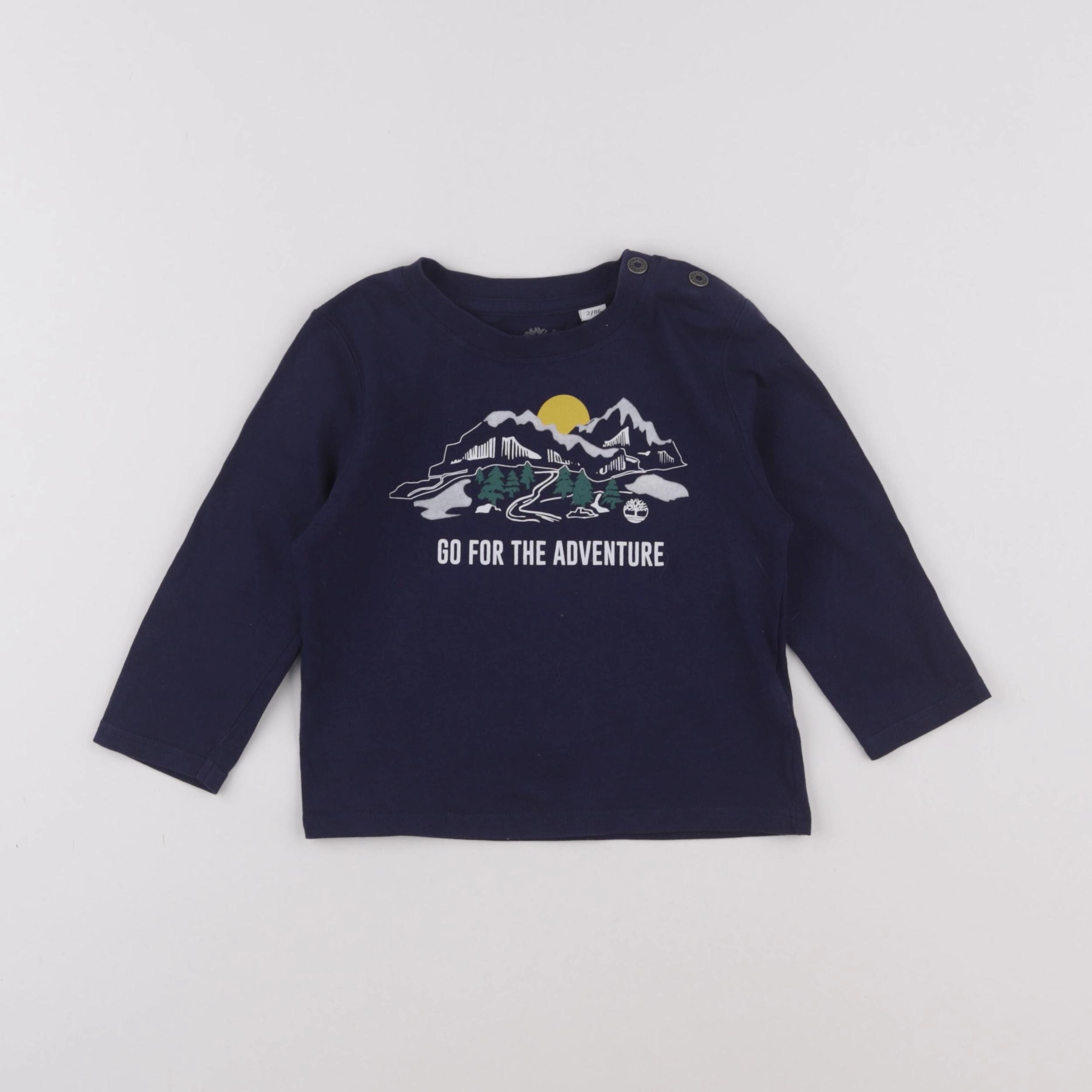 Timberland - tee-shirt bleu - 2 ans