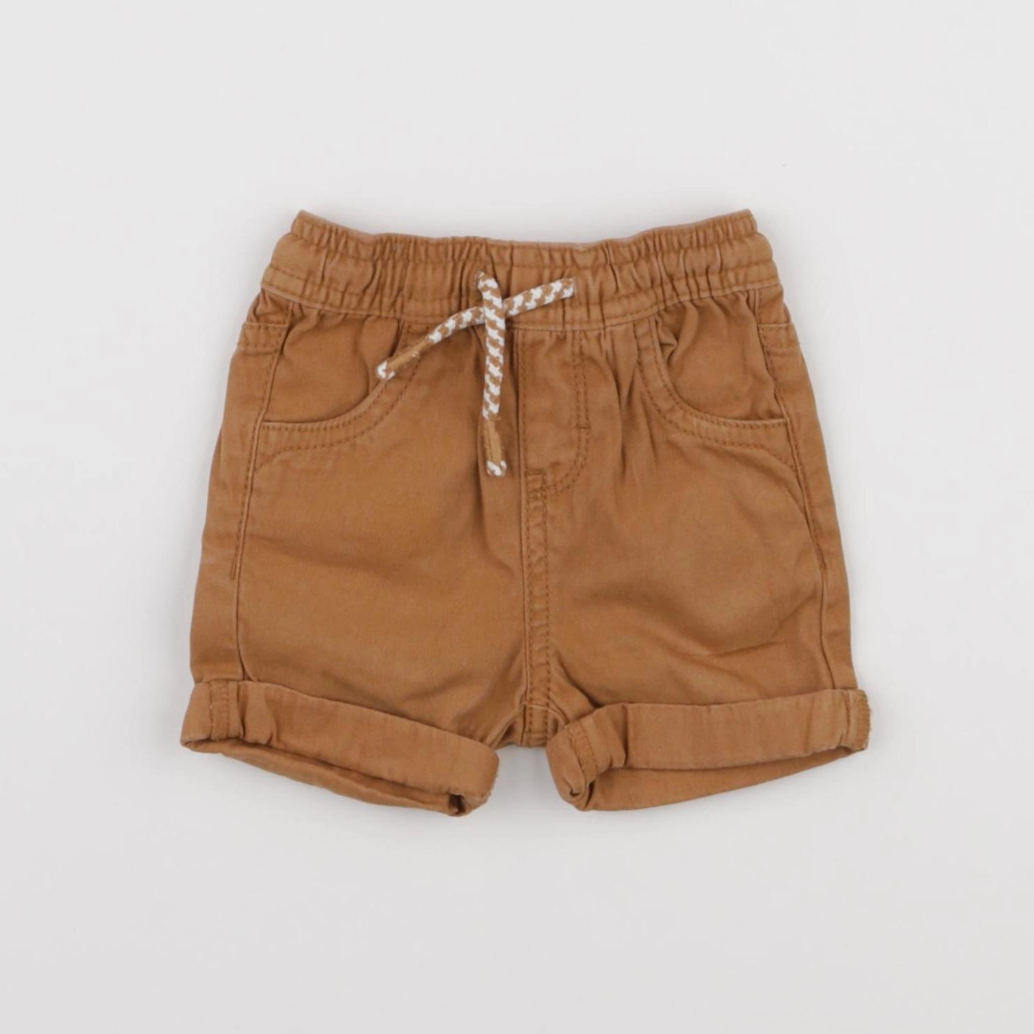 Vertbaudet - short marron - 3 mois