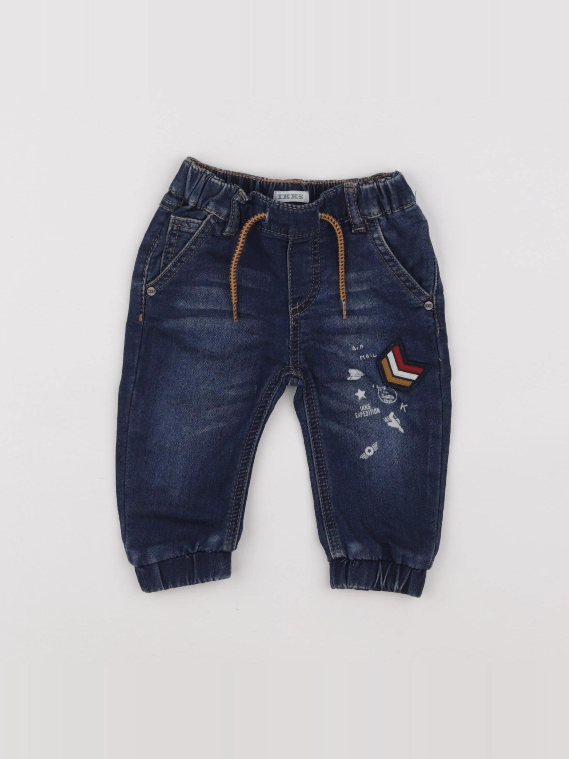 IKKS - jean bleu - 12 mois