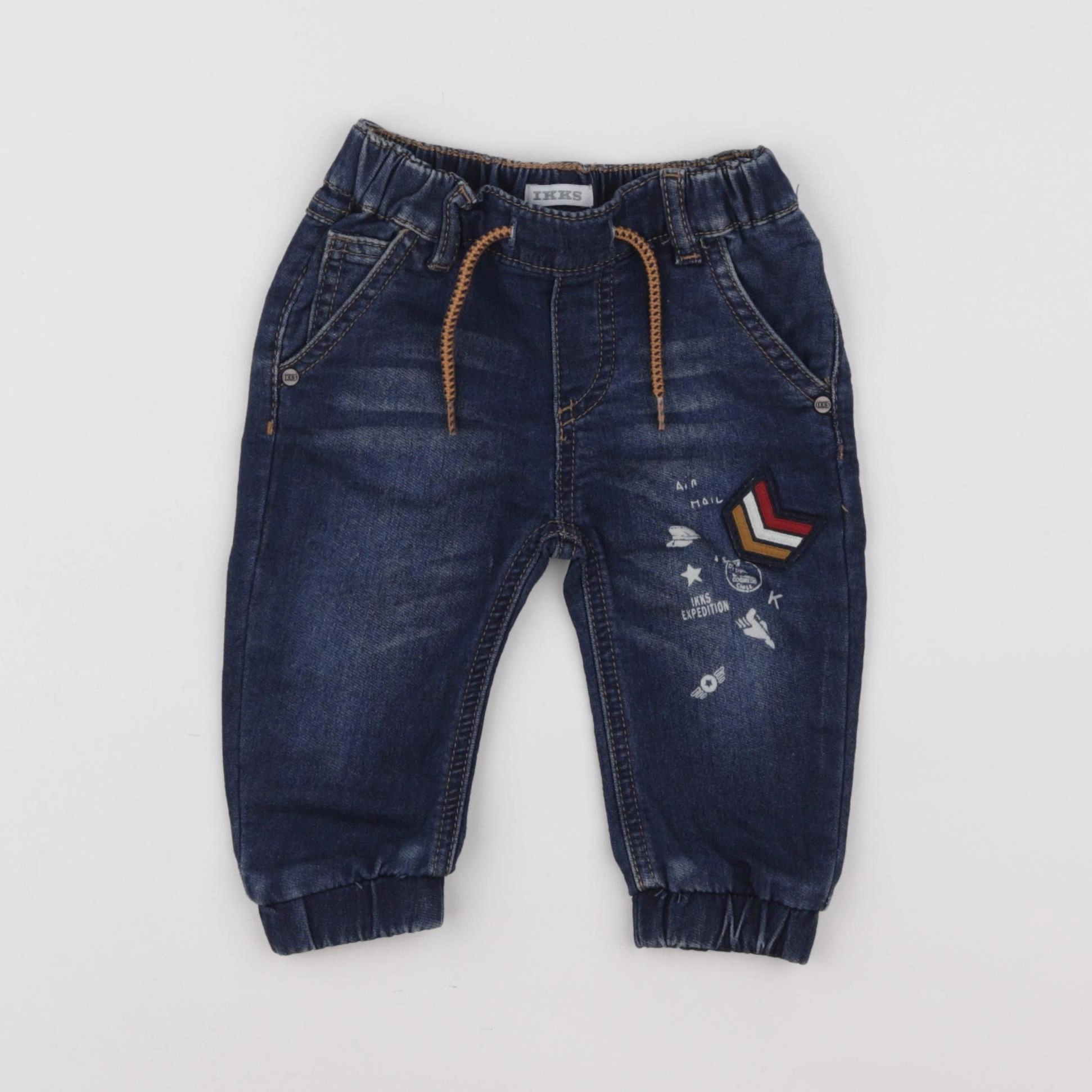 IKKS - jean bleu - 12 mois