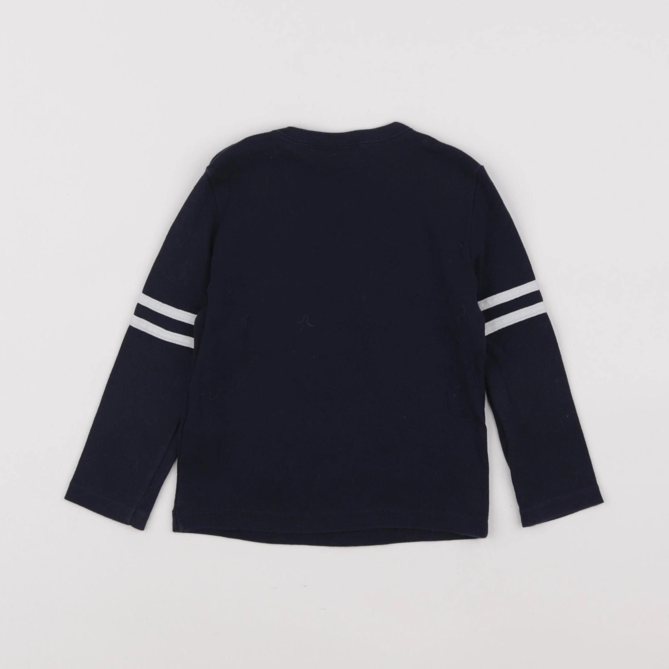 Petit Bateau - tee-shirt bleu - 24 mois