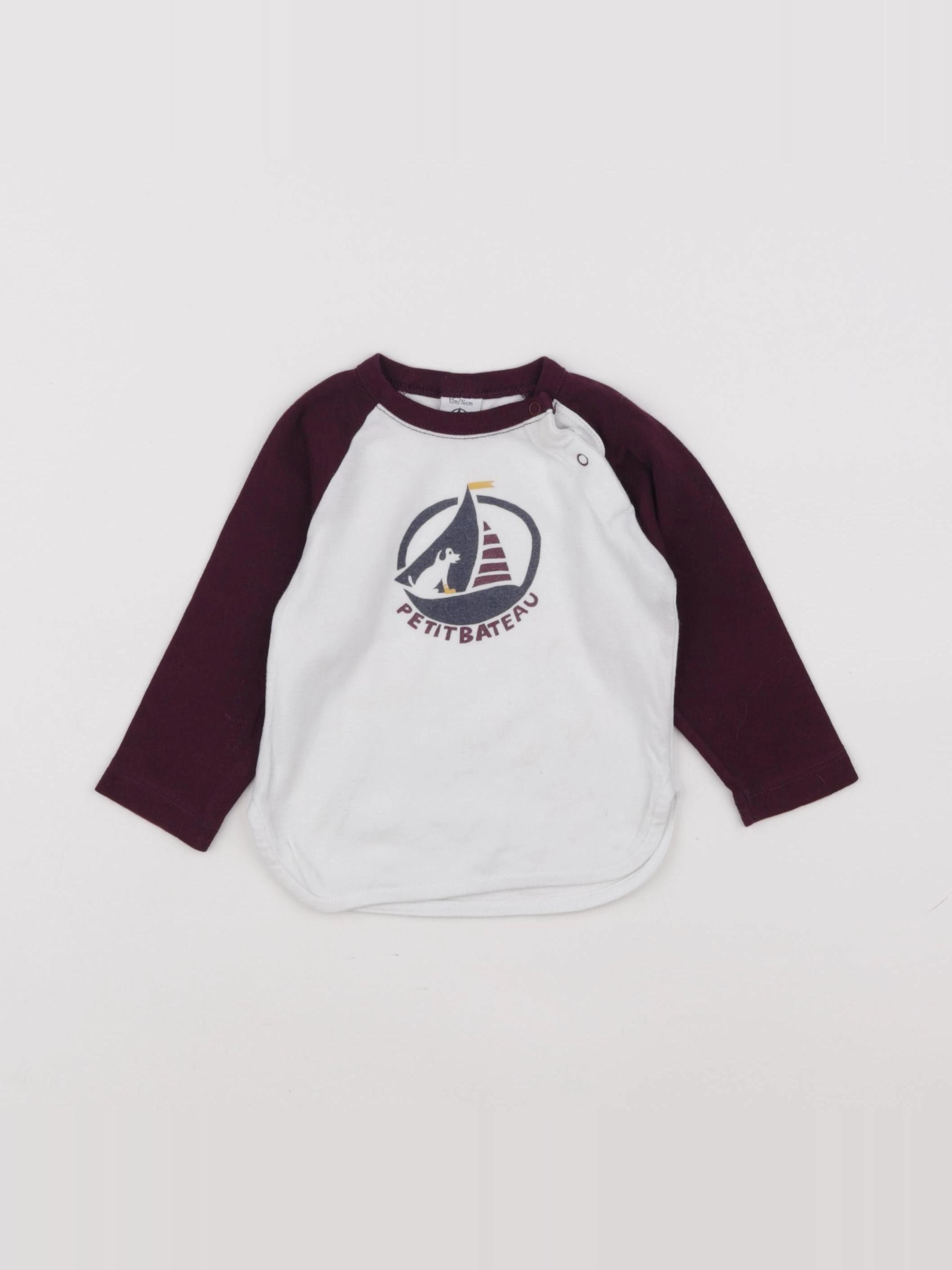 Petit Bateau - maillot de corps multicolore - 12 mois