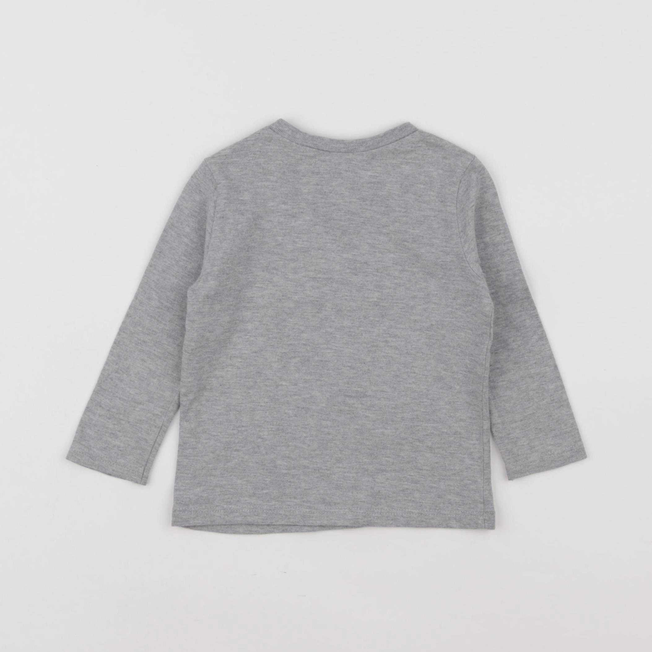 IKKS - tee-shirt gris - 12 mois