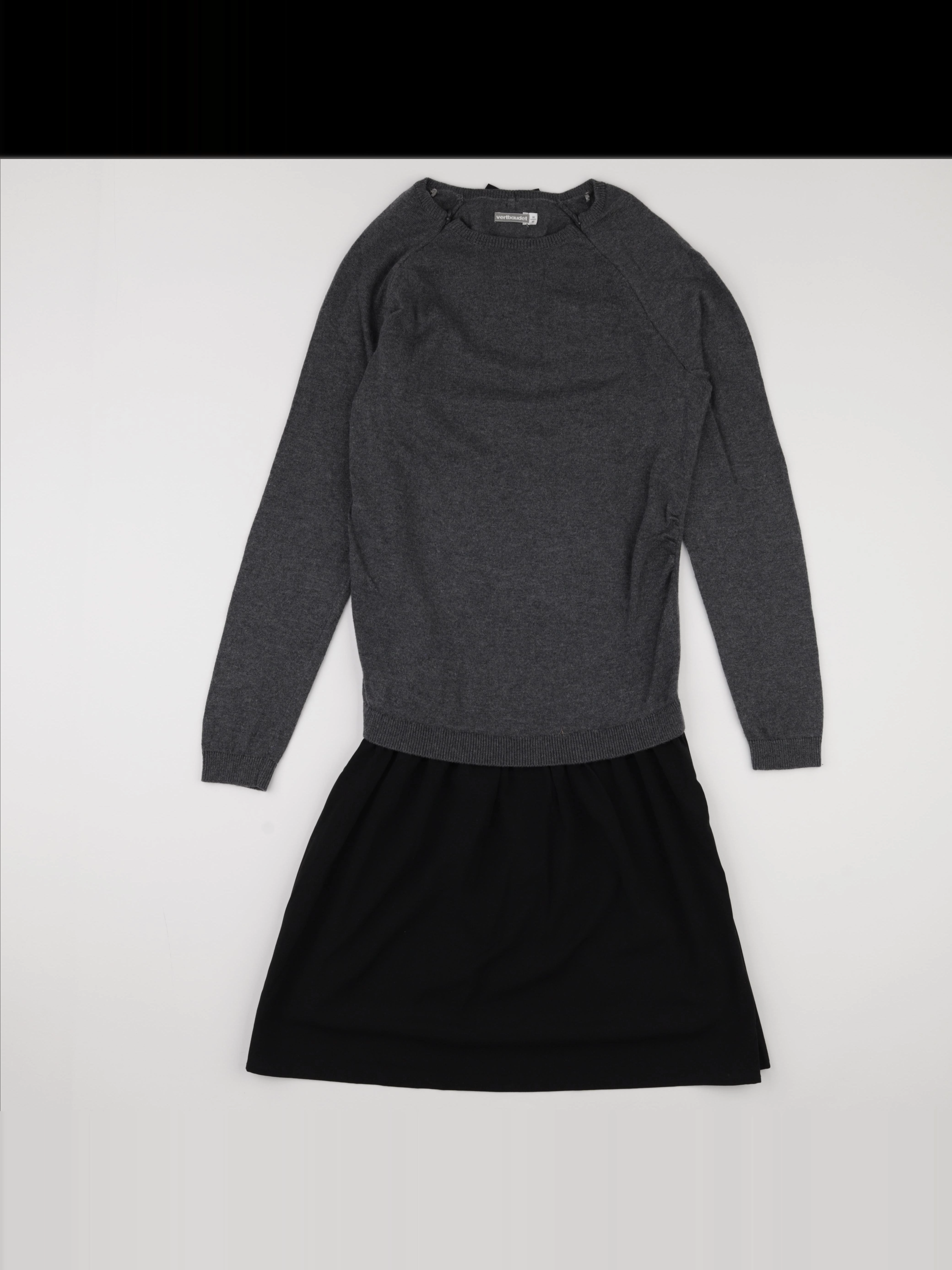 Vertbaudet - robe grossesse gris - 38 à 40