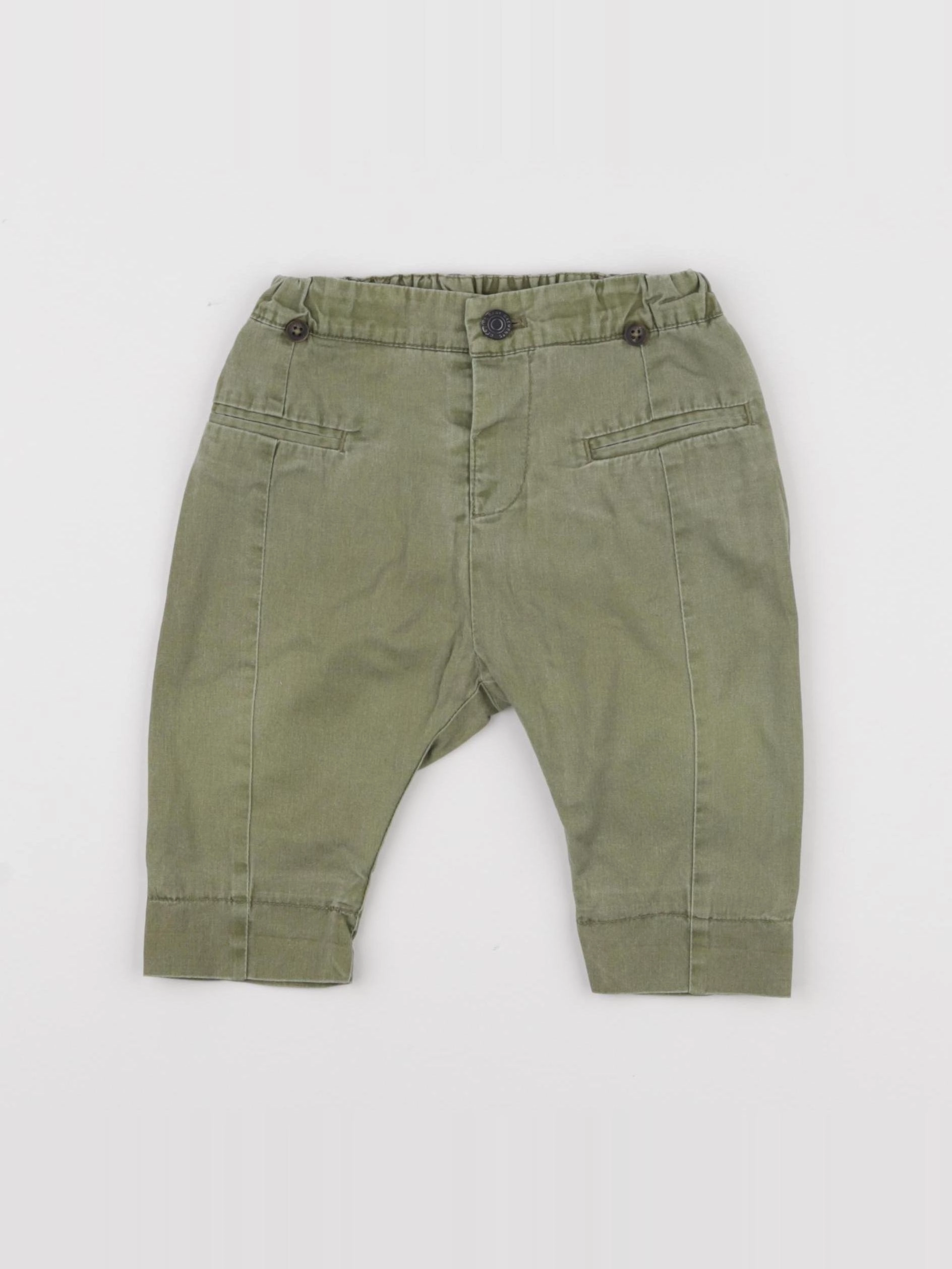 Zara - pantalon vert - 3/6 mois