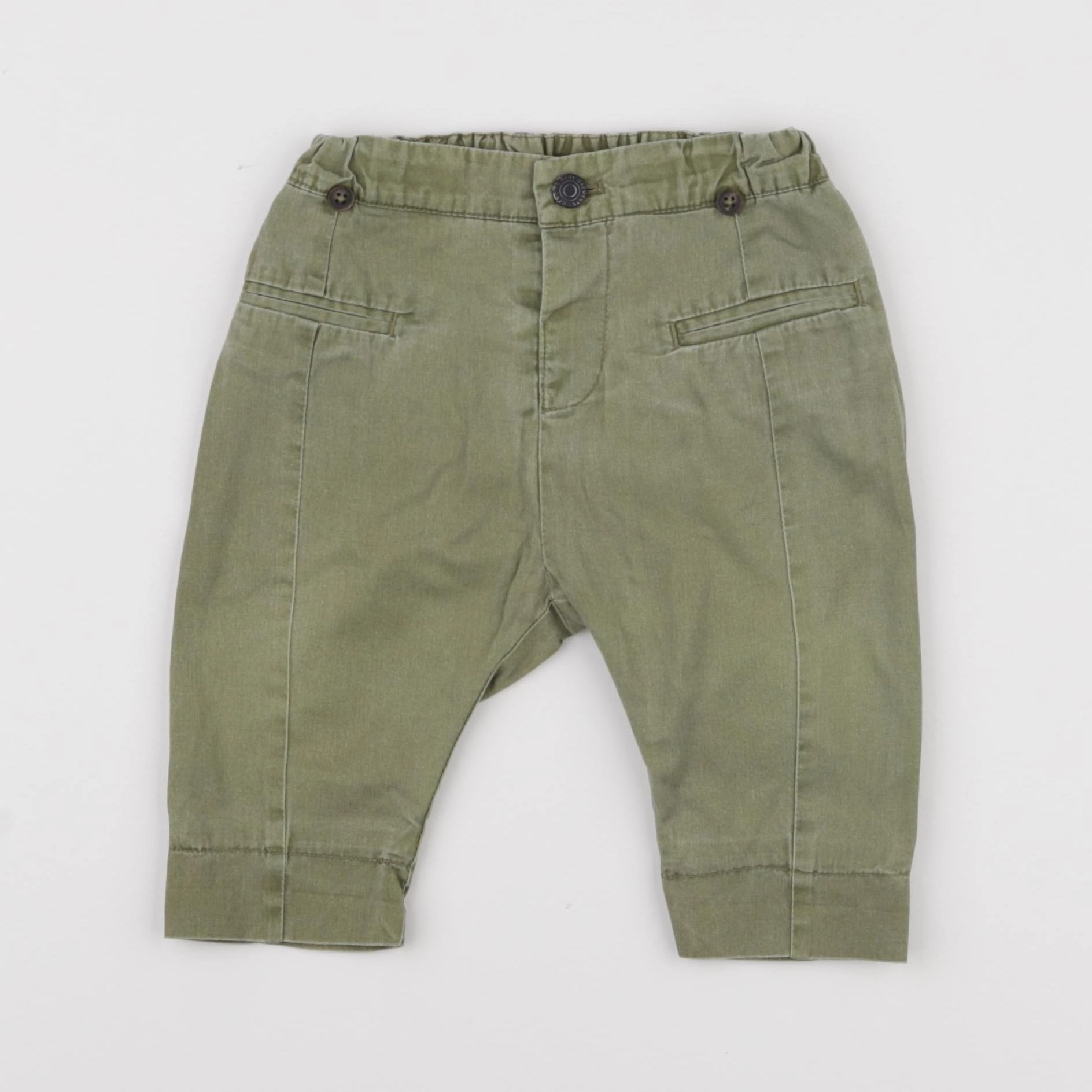 Zara - pantalon vert - 3/6 mois