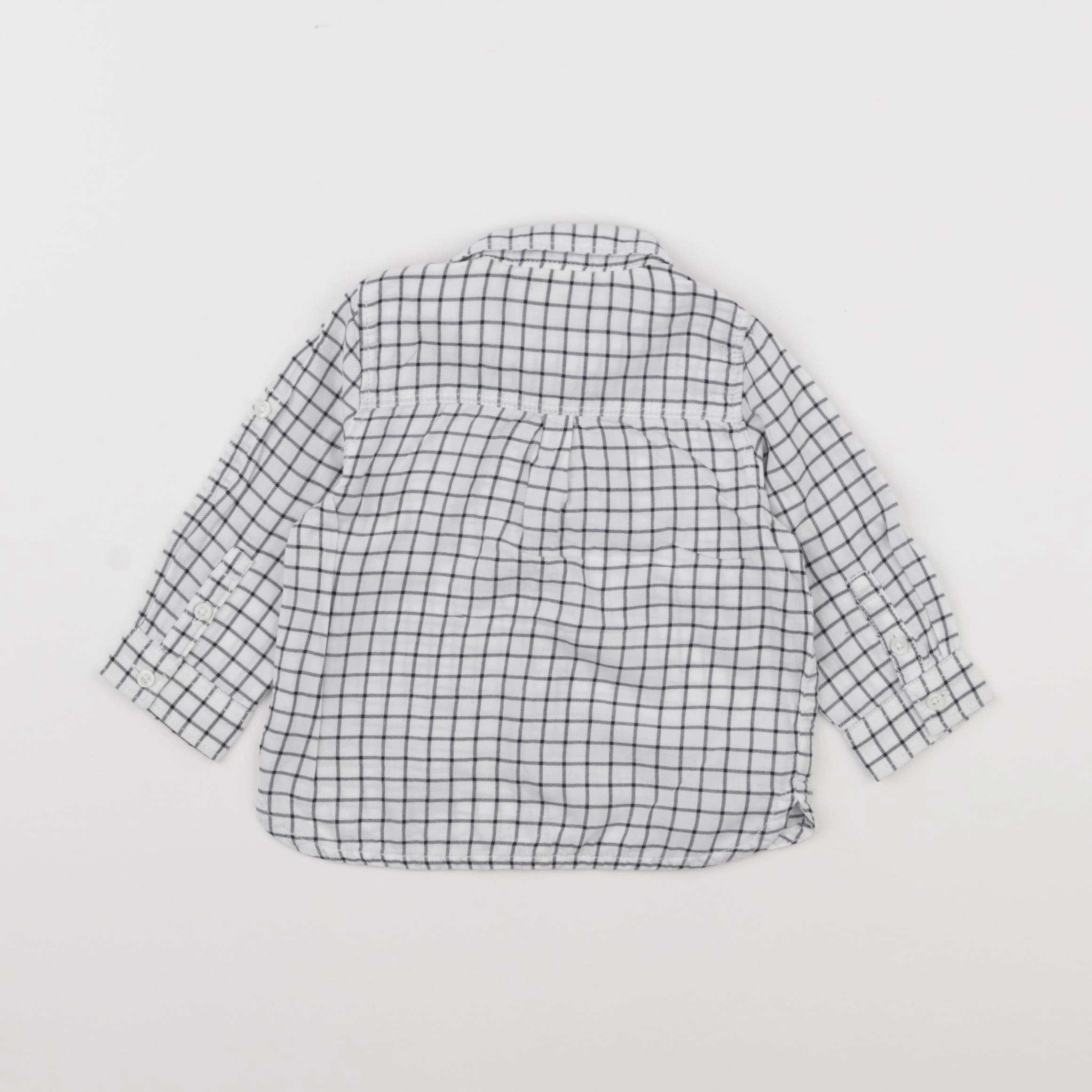 Tape à l'oeil - chemise blanc, noir - 12 mois