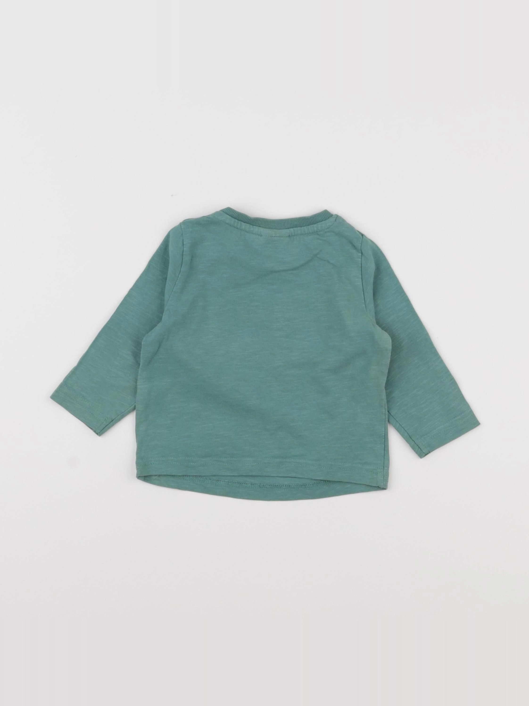 Tape à l'oeil - tee-shirt vert - 12 mois