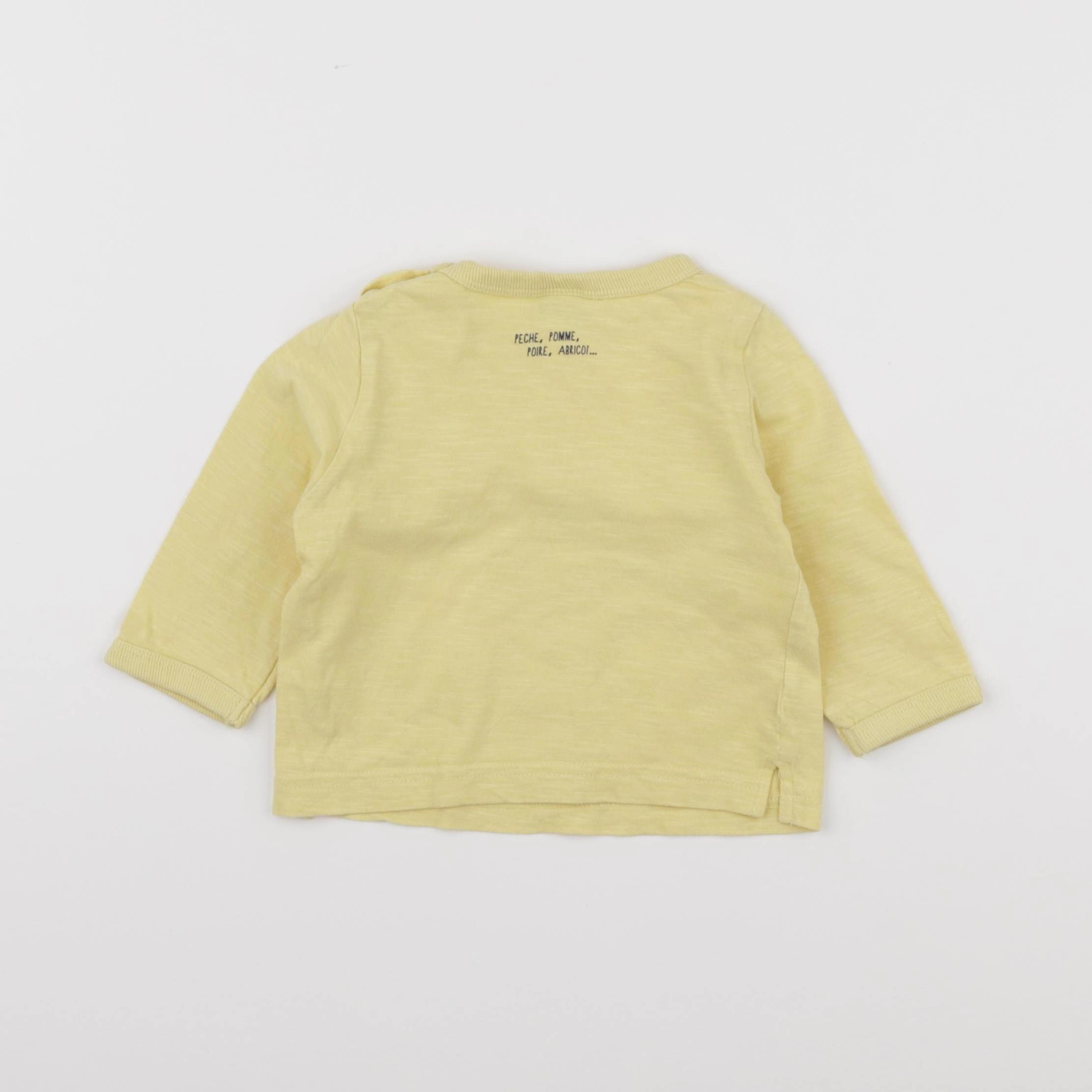 Tape à l'oeil - tee-shirt jaune - 6 mois