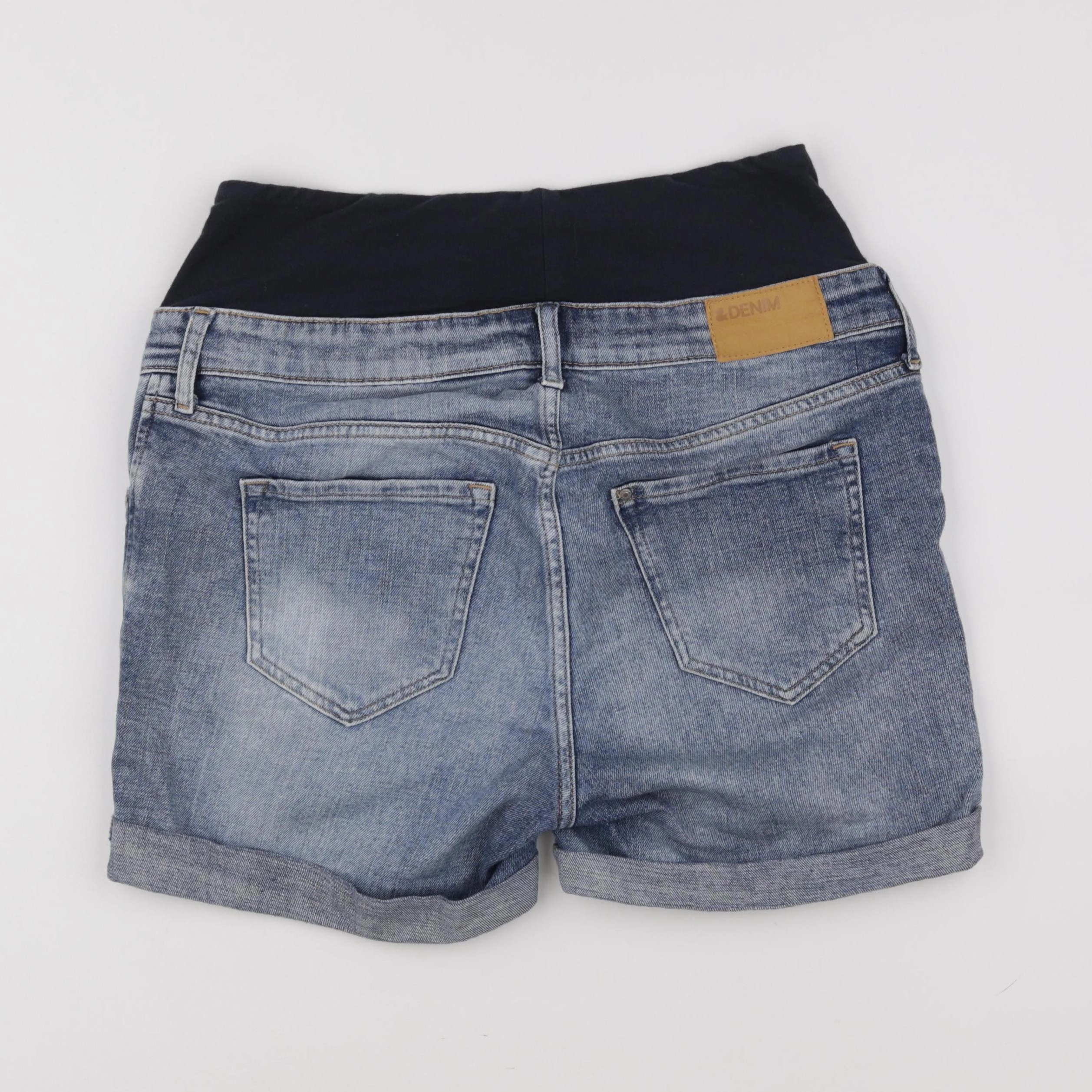 H&M - short grossesse bleu - 38