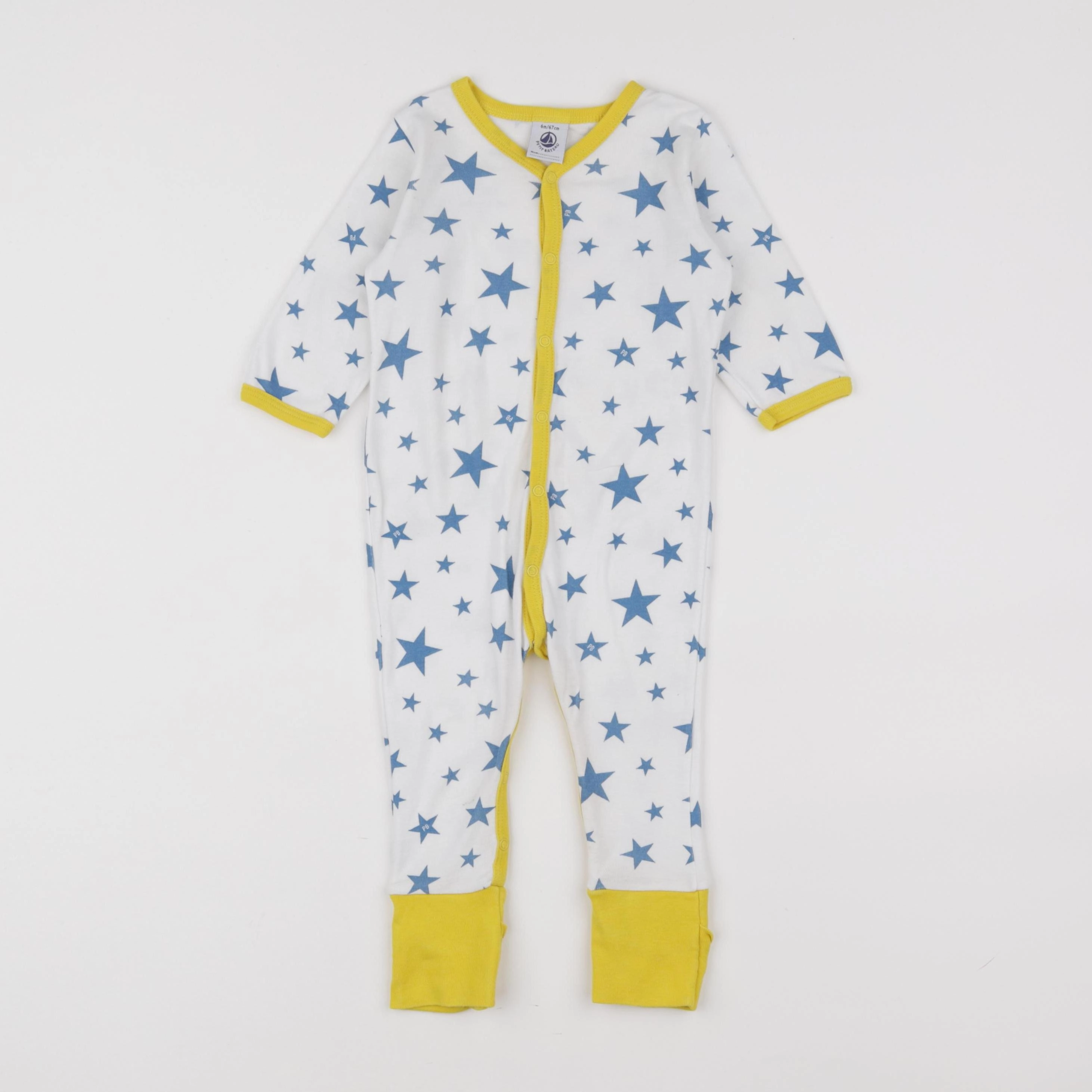 Petit Bateau - pyjama coton multicolore - 6 mois