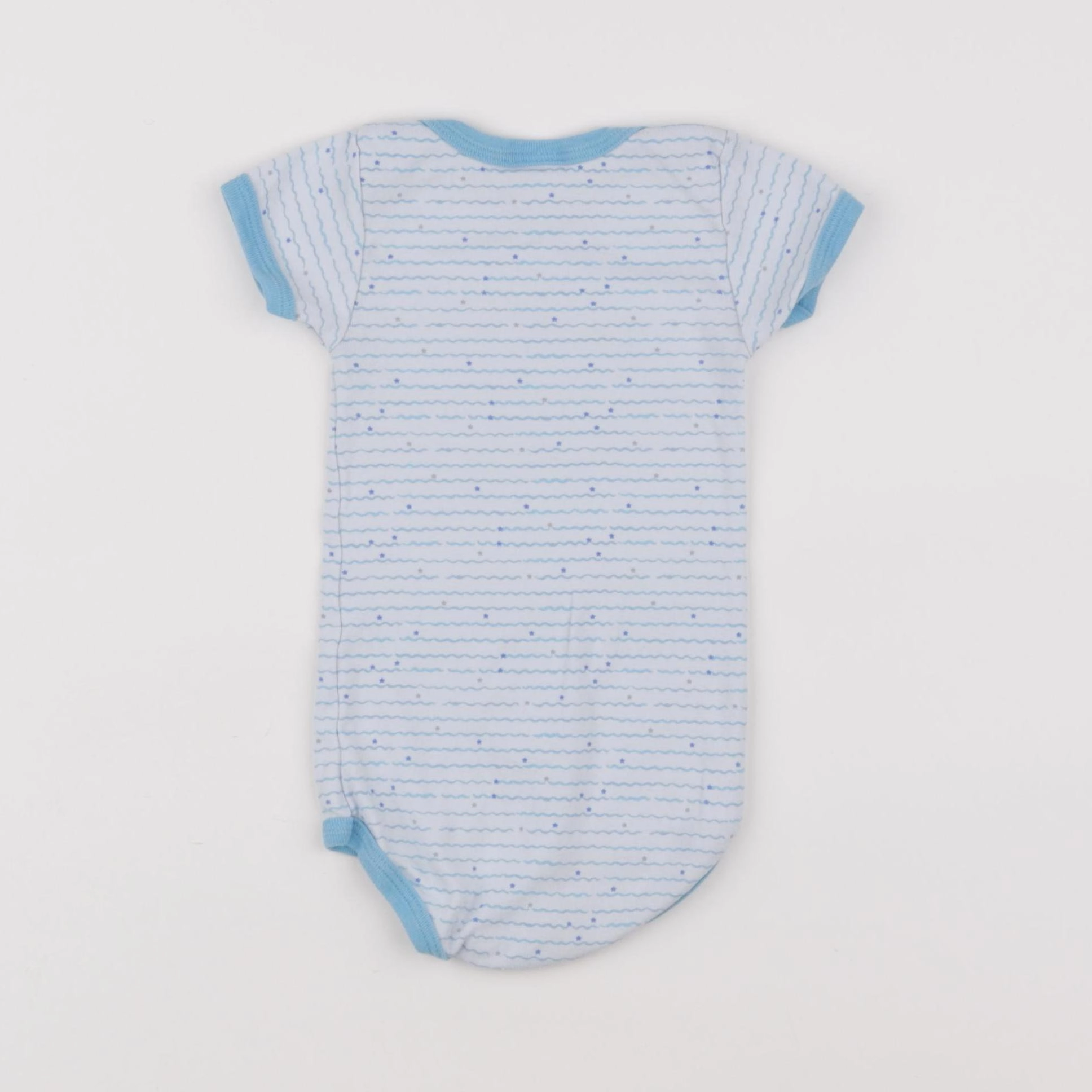 Petit Bateau - body bleu - 12 mois