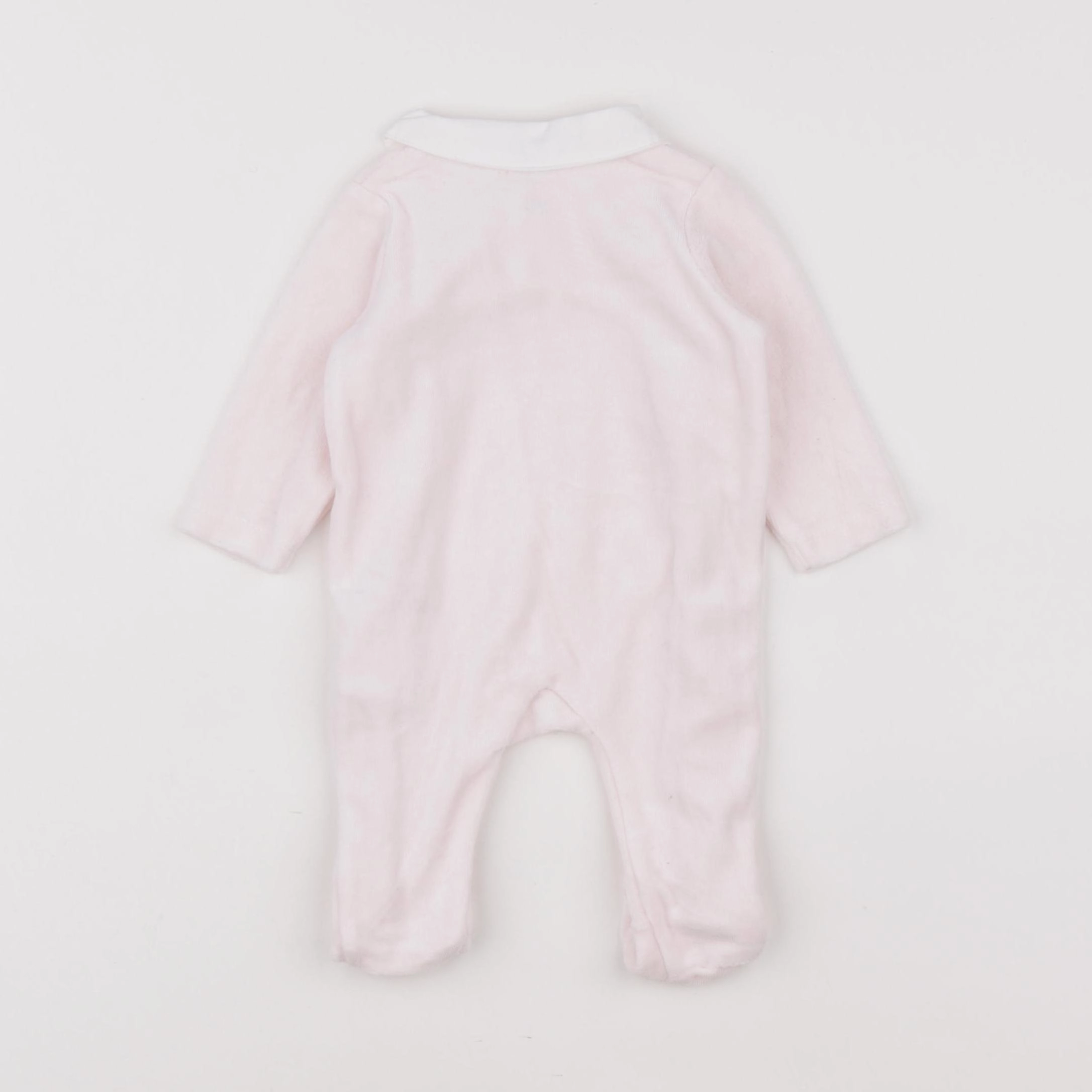 Boutchou - pyjama velours rose - 1 mois