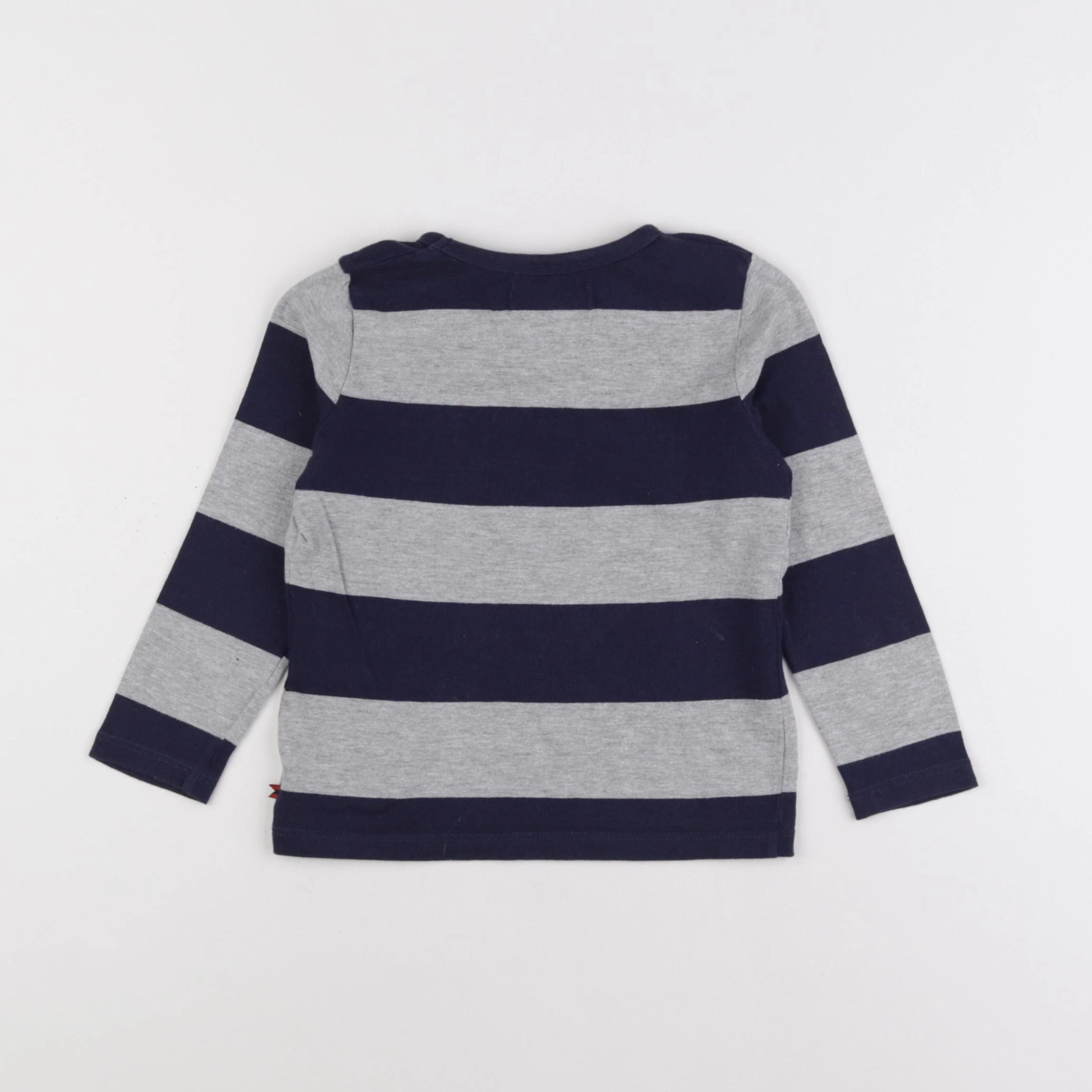 Cadet Rousselle - tee-shirt bleu, gris - 4 ans