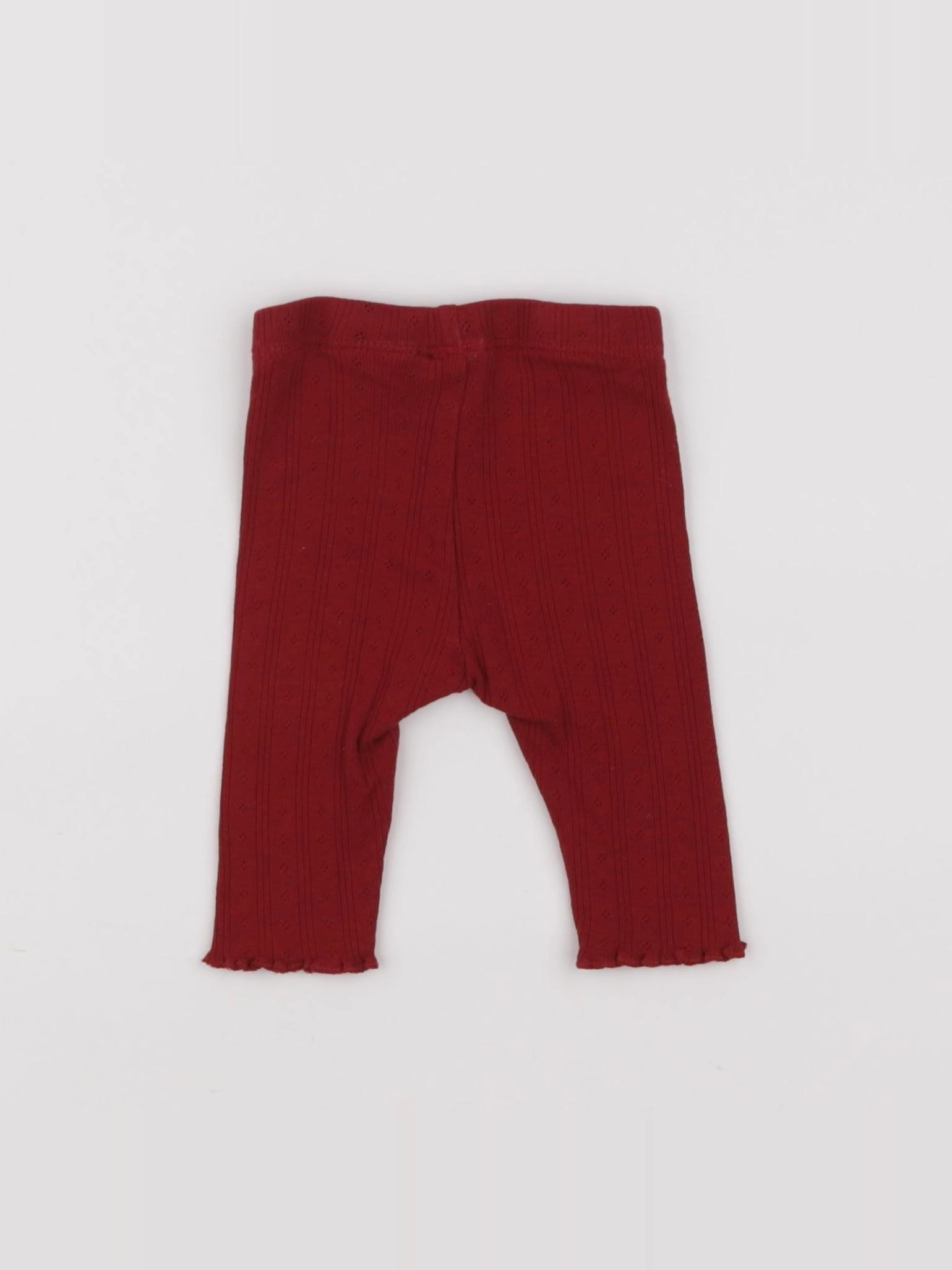 H&M - legging rouge - 1 mois